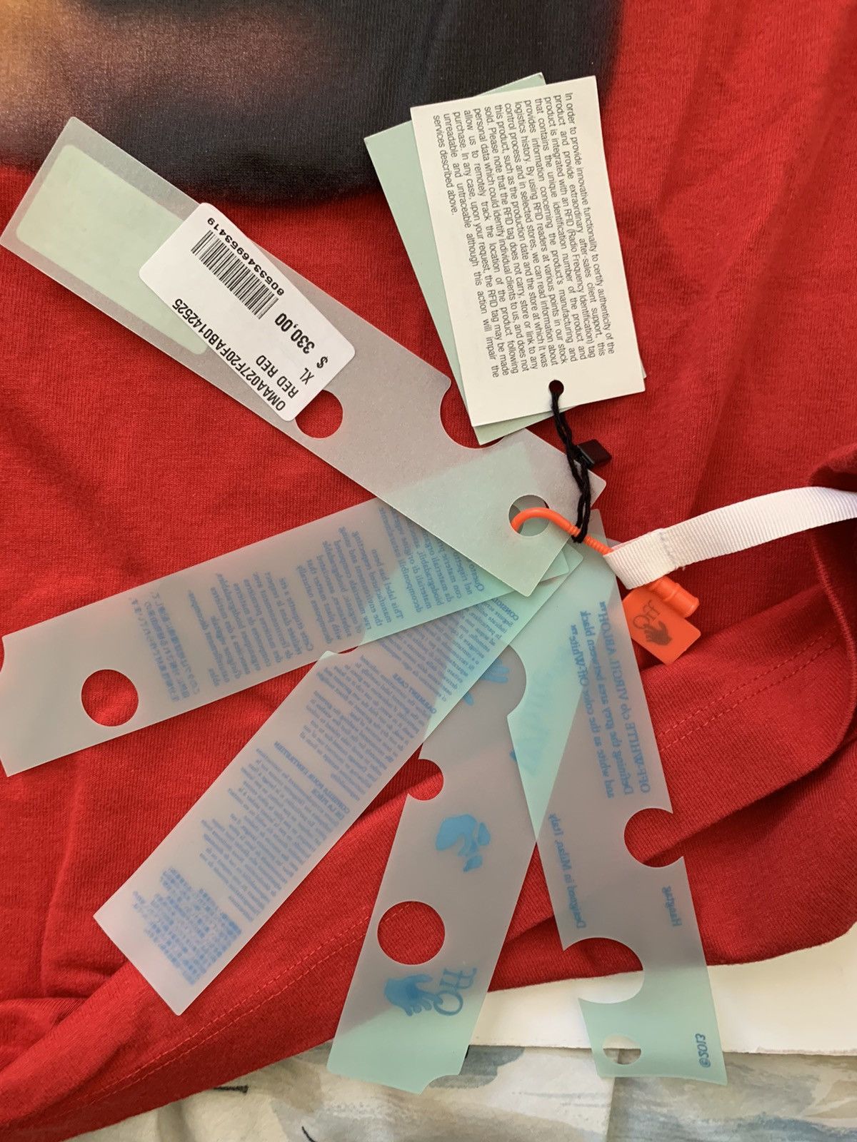 Off-White Off white blurred Mona Lisa shirt sleeve t shirt Size US XL / EU 56 / 4 - 3 Thumbnail