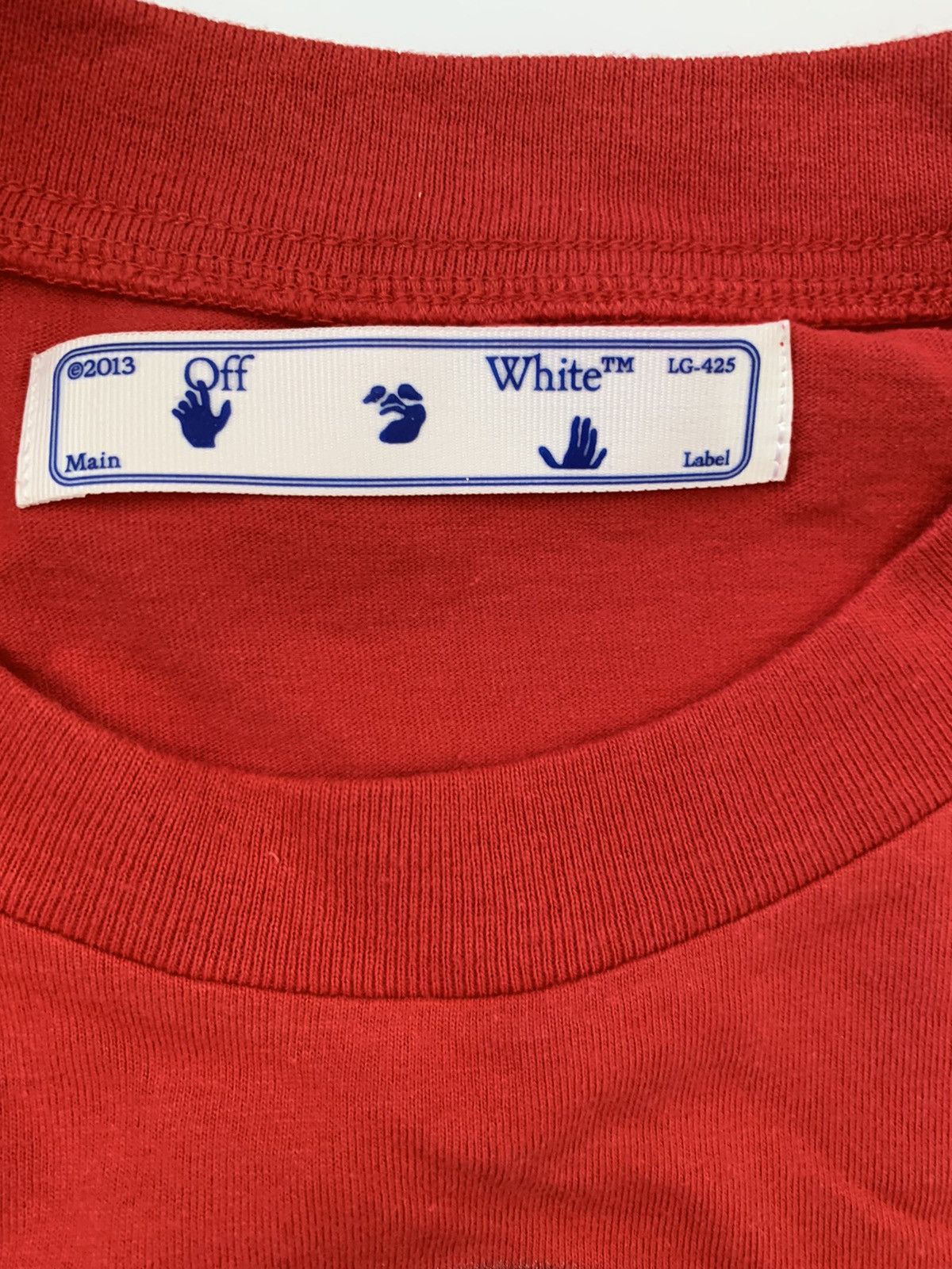 Off-White Off white blurred Mona Lisa shirt sleeve t shirt Size US XL / EU 56 / 4 - 2 Thumbnail