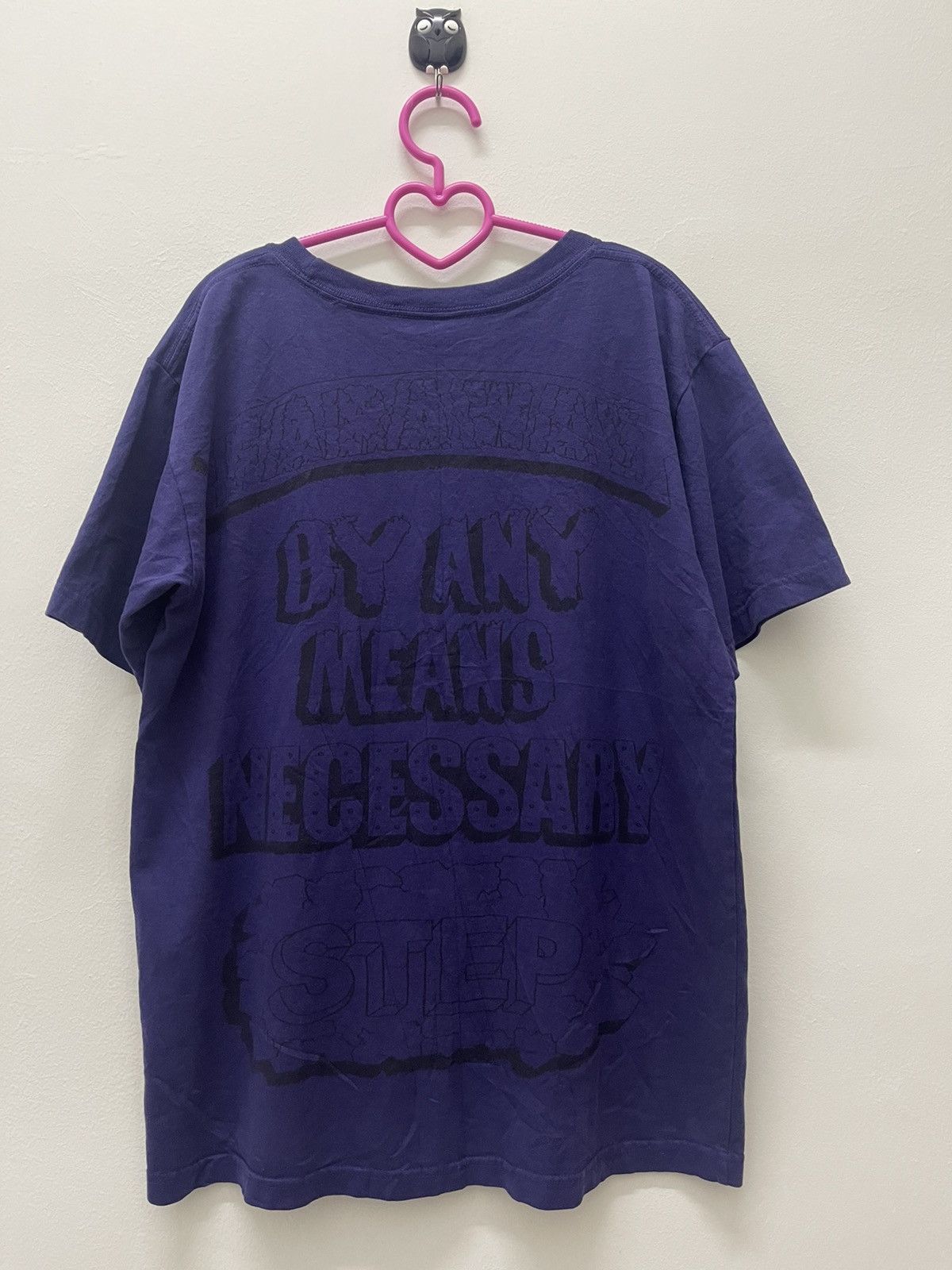 If Six Was Nine Rare Vintage RNA Inc By Any Means Necessary Wording Tee Size US M / EU 48-50 / 2 - 2 Thumbnail