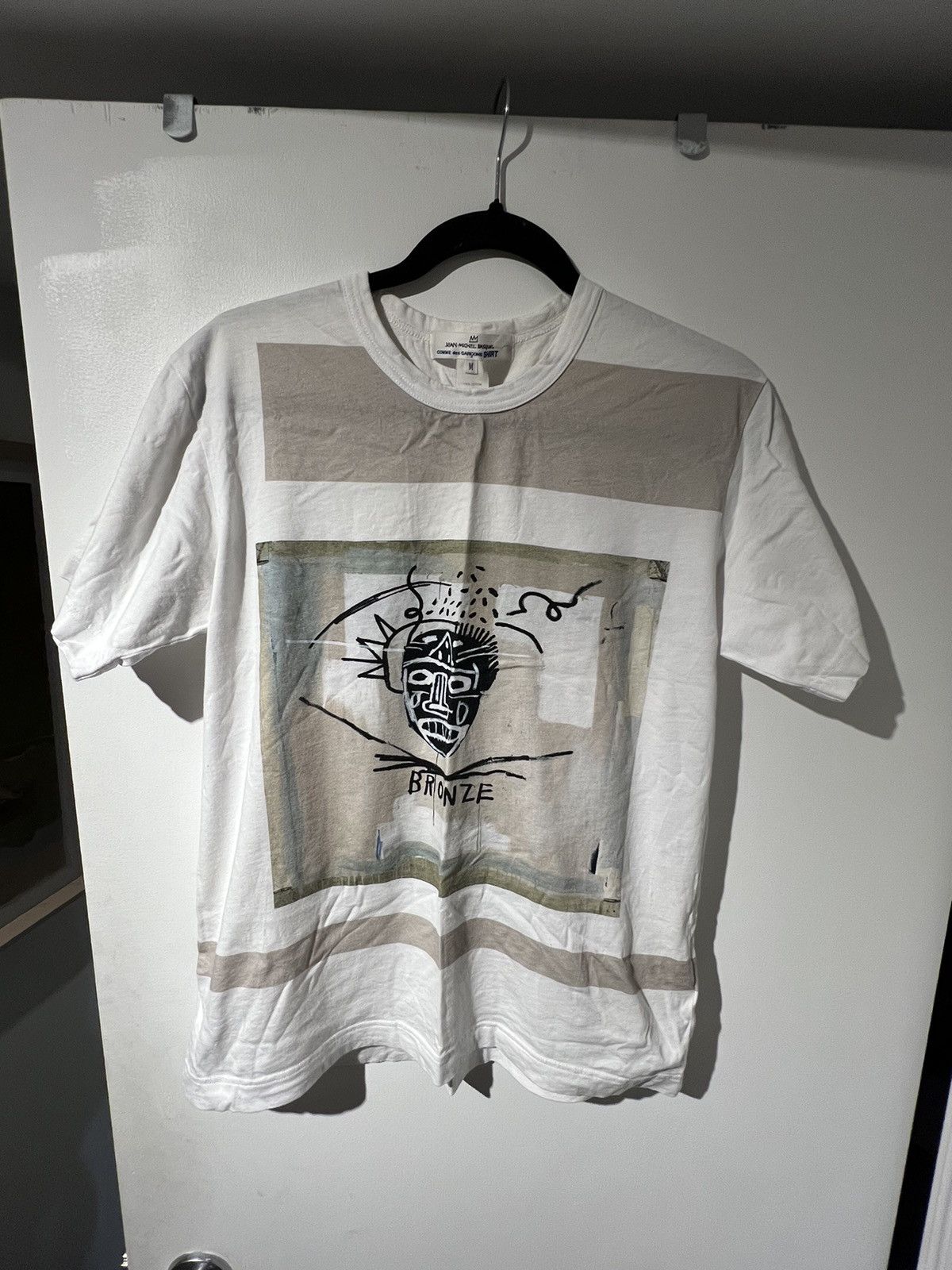 Comme Des Garçons shirt Jean Michel Basquiat white T-shirt