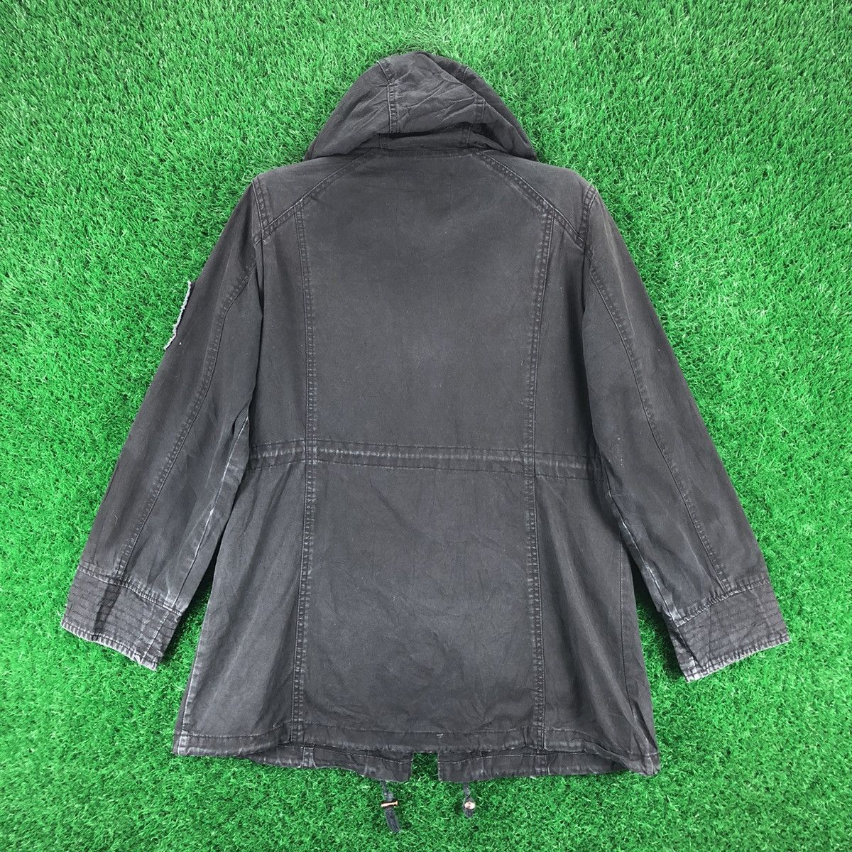 Japanese Brand Vintage 90's Parka Hoodie Punk Britain Flag by Sky Bomber Size US S / EU 44-46 / 1 - 4 Thumbnail