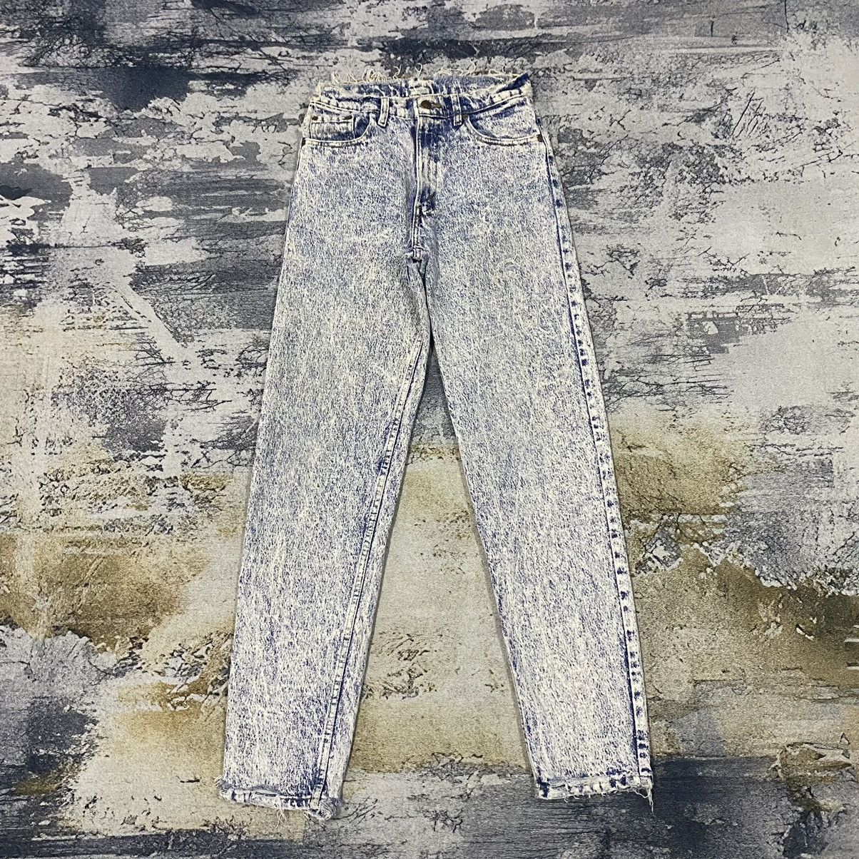 image of Levis 550 Acid Washed Distressed Style Denim Jeans, Men's (Size 29)