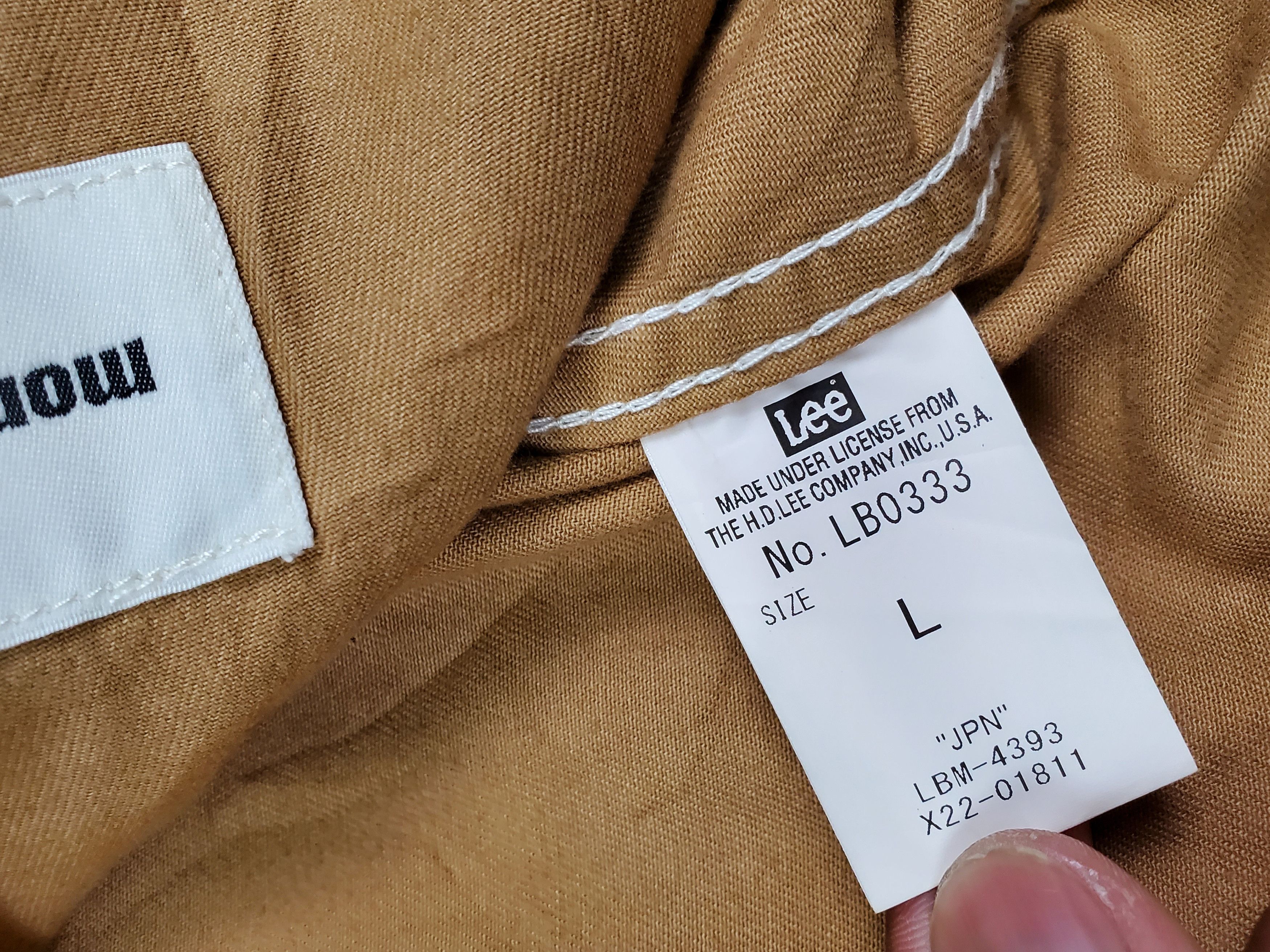 Lee × Vintage × monkey time 🔥Vintage Lee Union Made USA 🔥 Size US L / EU 52-54 / 3 - 10 Thumbnail