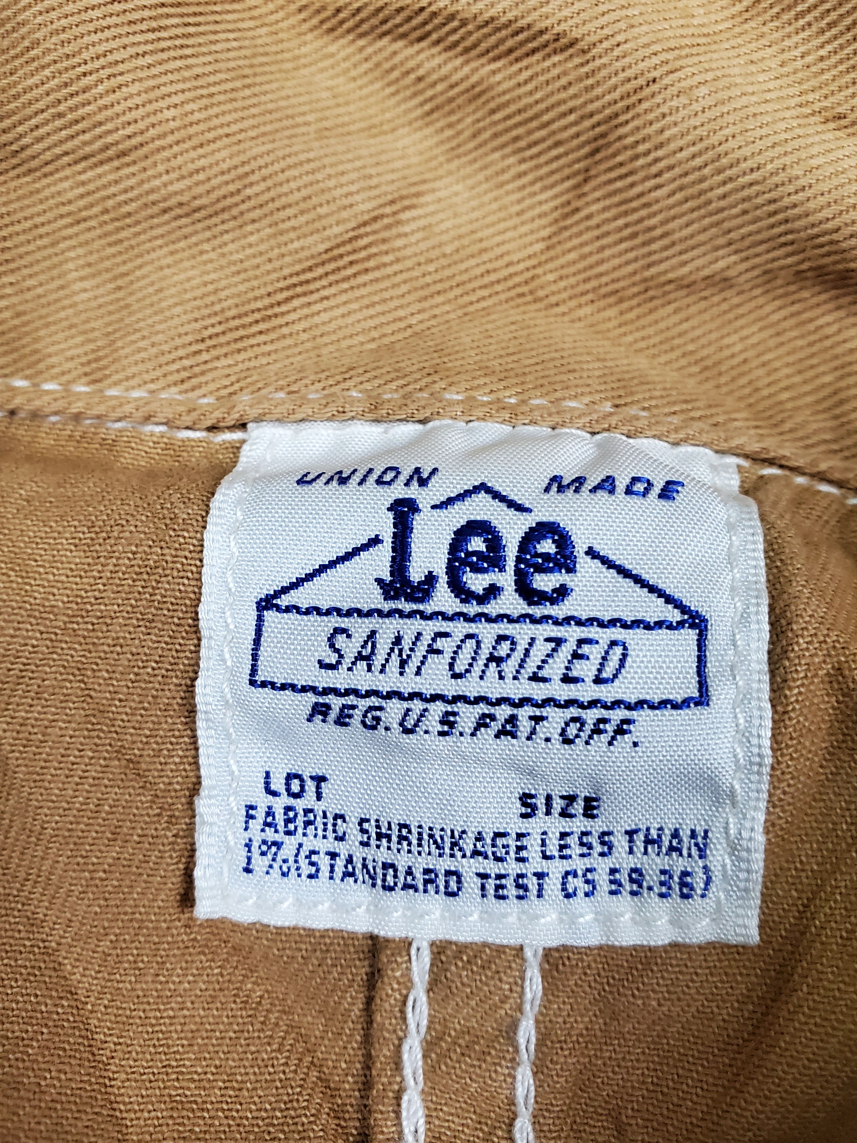 Lee × Vintage × monkey time 🔥Vintage Lee Union Made USA 🔥 Size US L / EU 52-54 / 3 - 9 Thumbnail