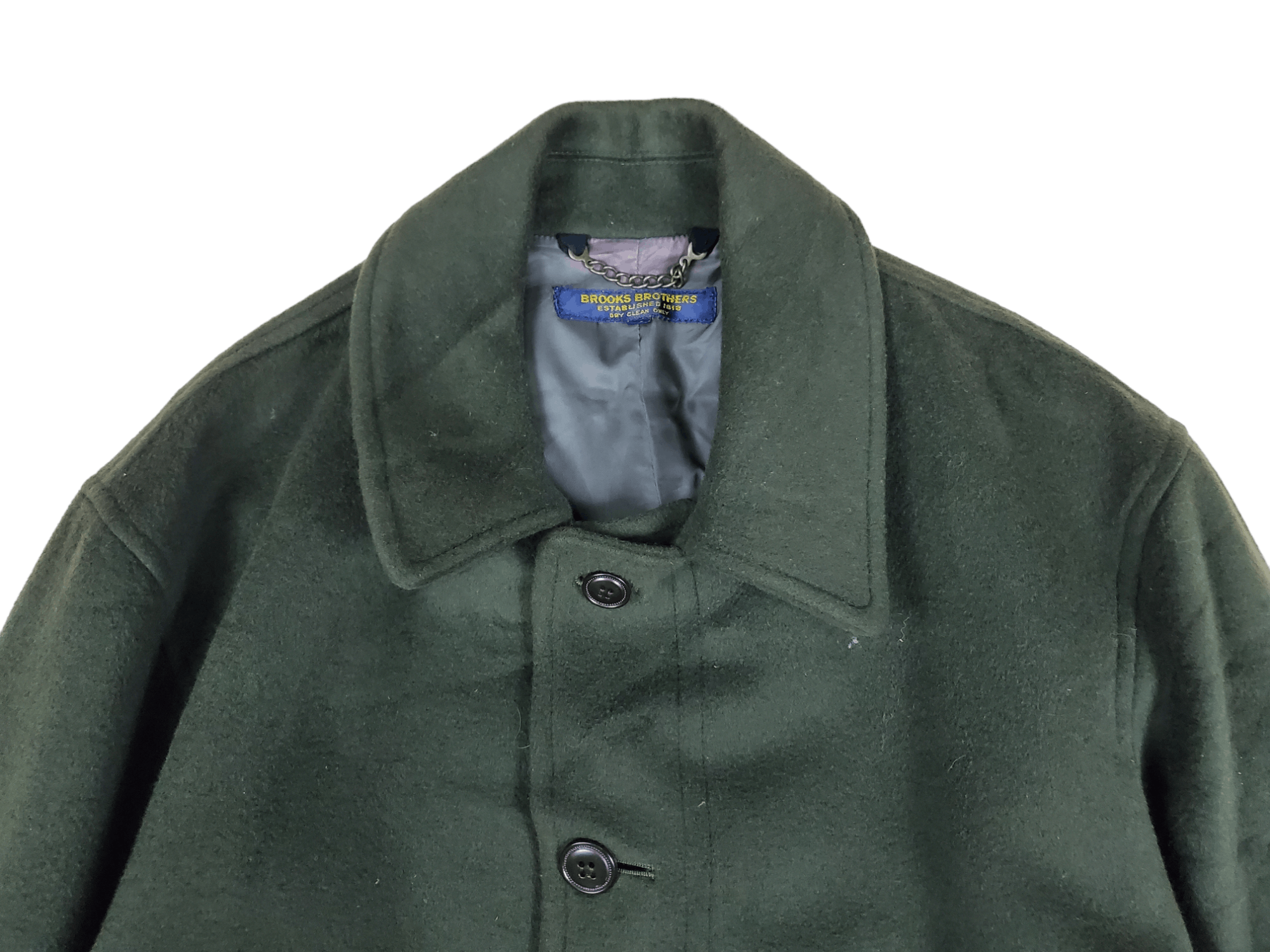 Brooks Brothers Brooks Brother Wool Coat Jacket Green Size US M / EU 48-50 / 2 - 7 Thumbnail