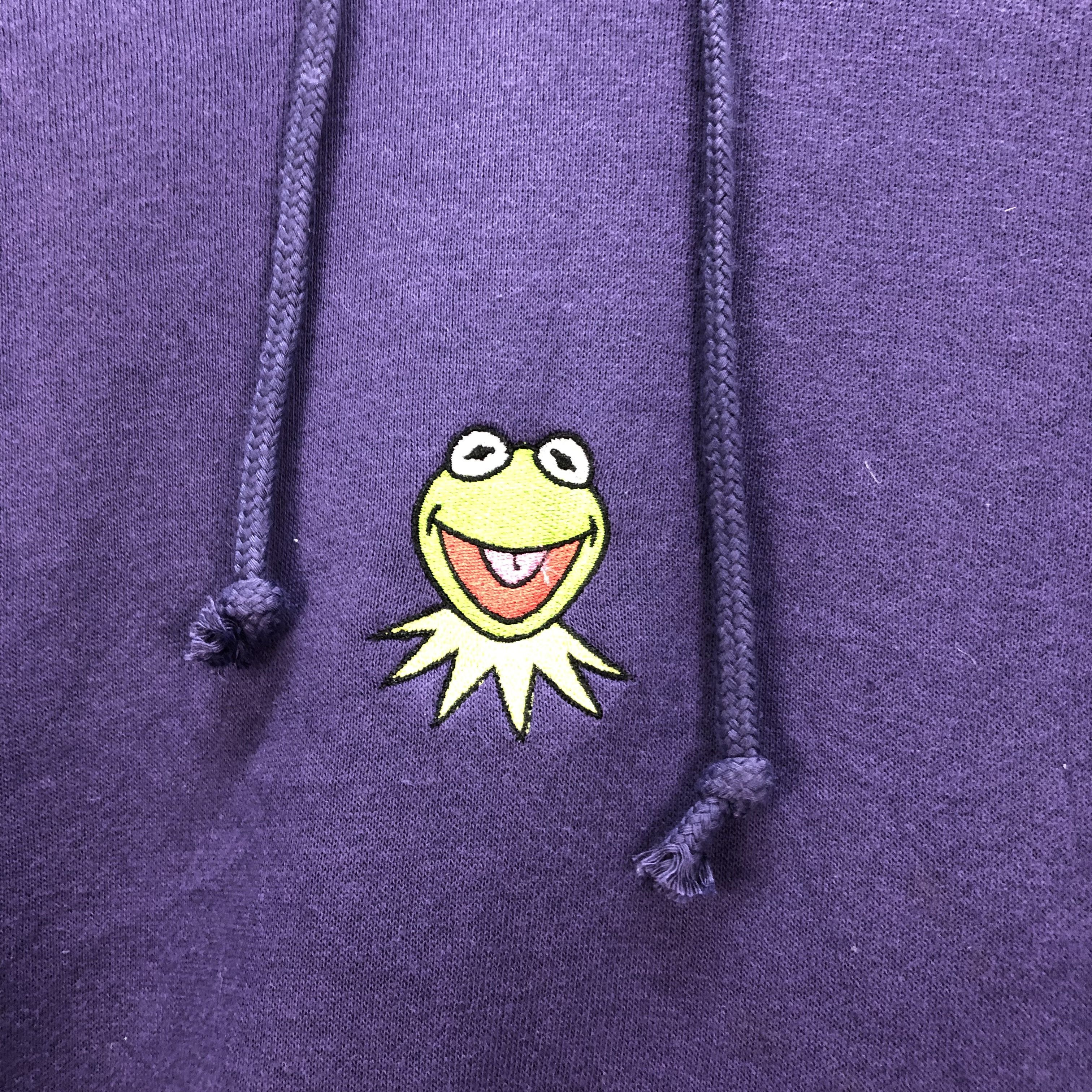 Japanese Brand THE MUPPETS Sleeve Logo Pullover Purple Hoodies #4948-29 Size US L / EU 52-54 / 3 - 3 Thumbnail