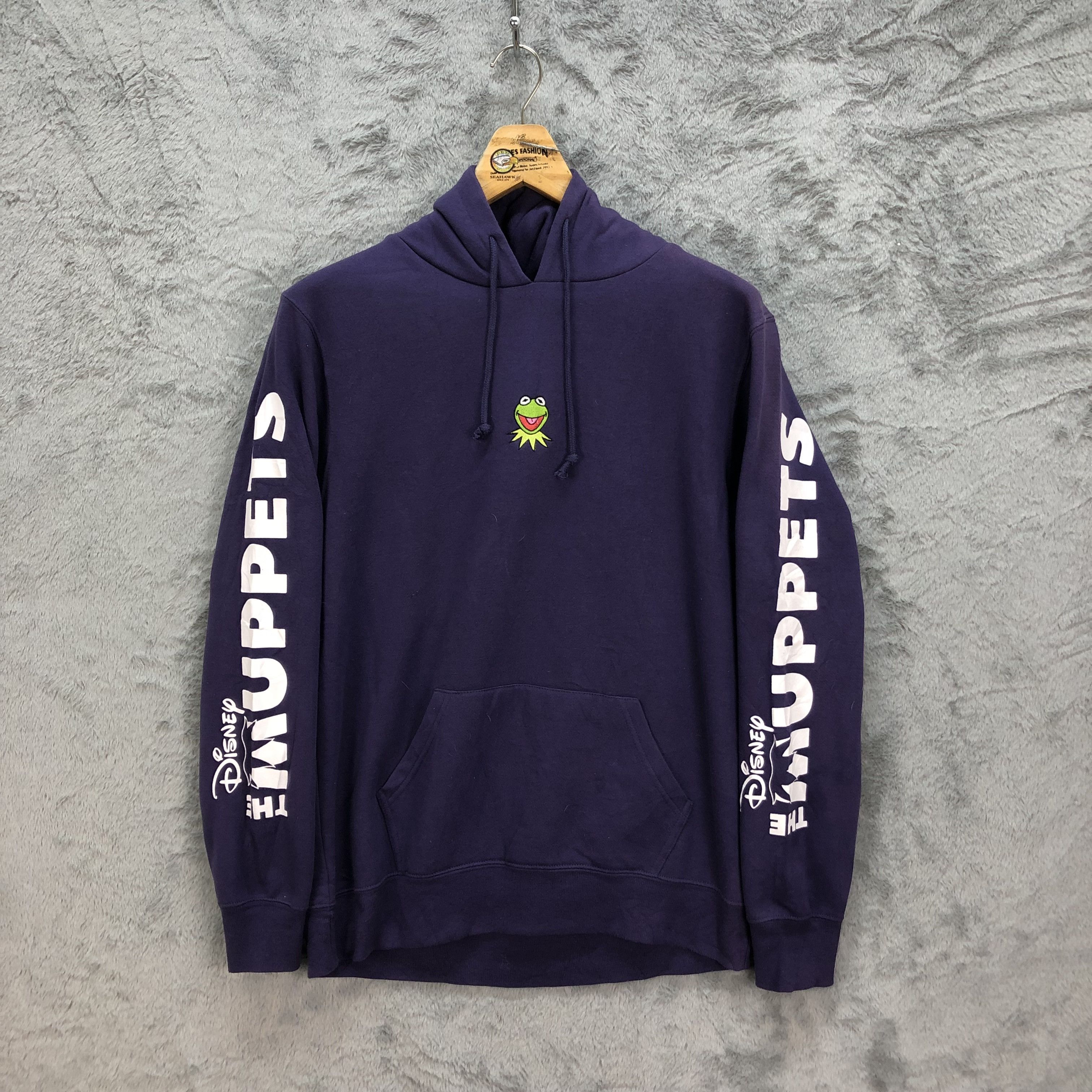 Japanese Brand THE MUPPETS Sleeve Logo Pullover Purple Hoodies #4948-29 Size US L / EU 52-54 / 3 - 1 Thumbnail