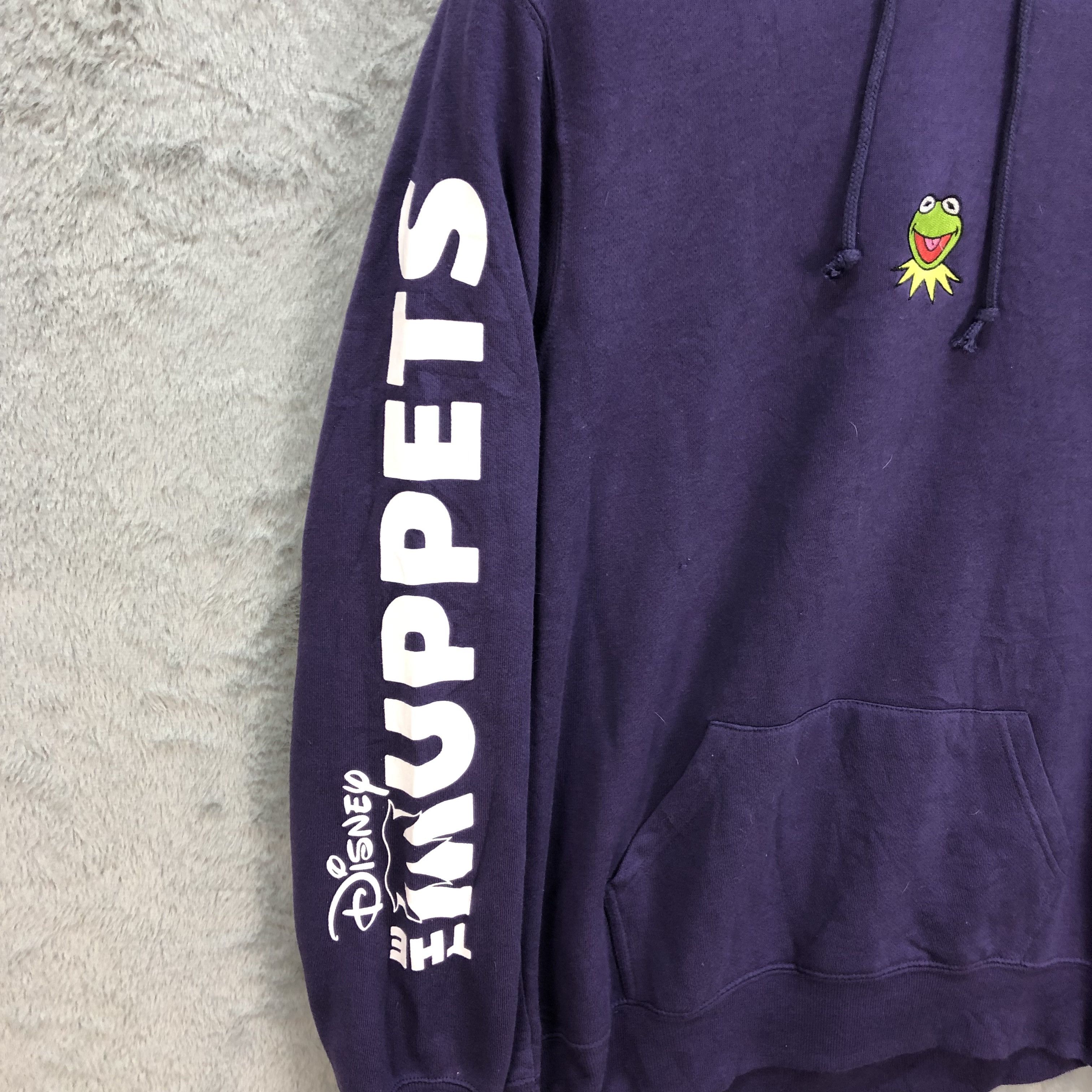 Japanese Brand THE MUPPETS Sleeve Logo Pullover Purple Hoodies #4948-29 Size US L / EU 52-54 / 3 - 4 Thumbnail