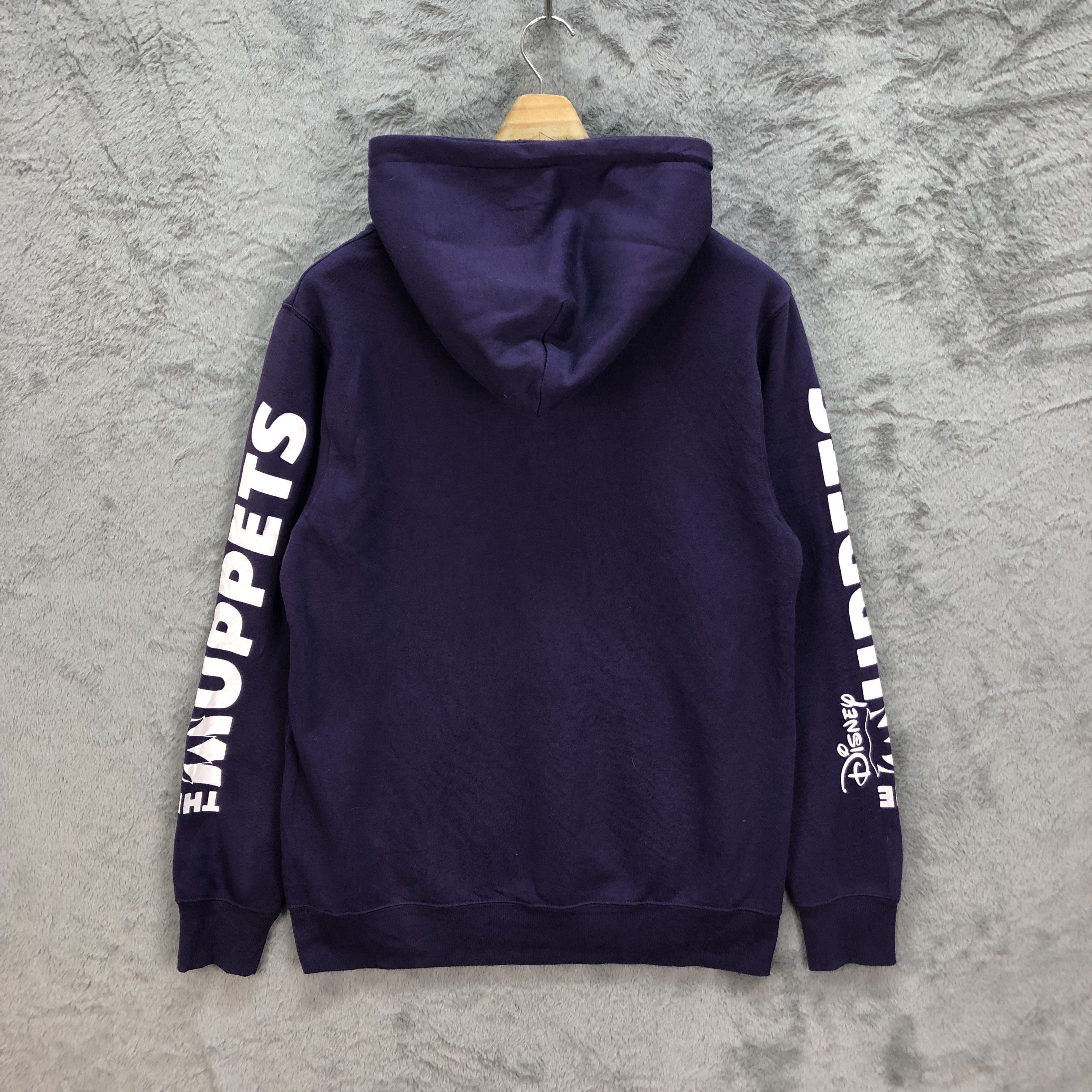 Japanese Brand THE MUPPETS Sleeve Logo Pullover Purple Hoodies #4948-29 Size US L / EU 52-54 / 3 - 8 Thumbnail