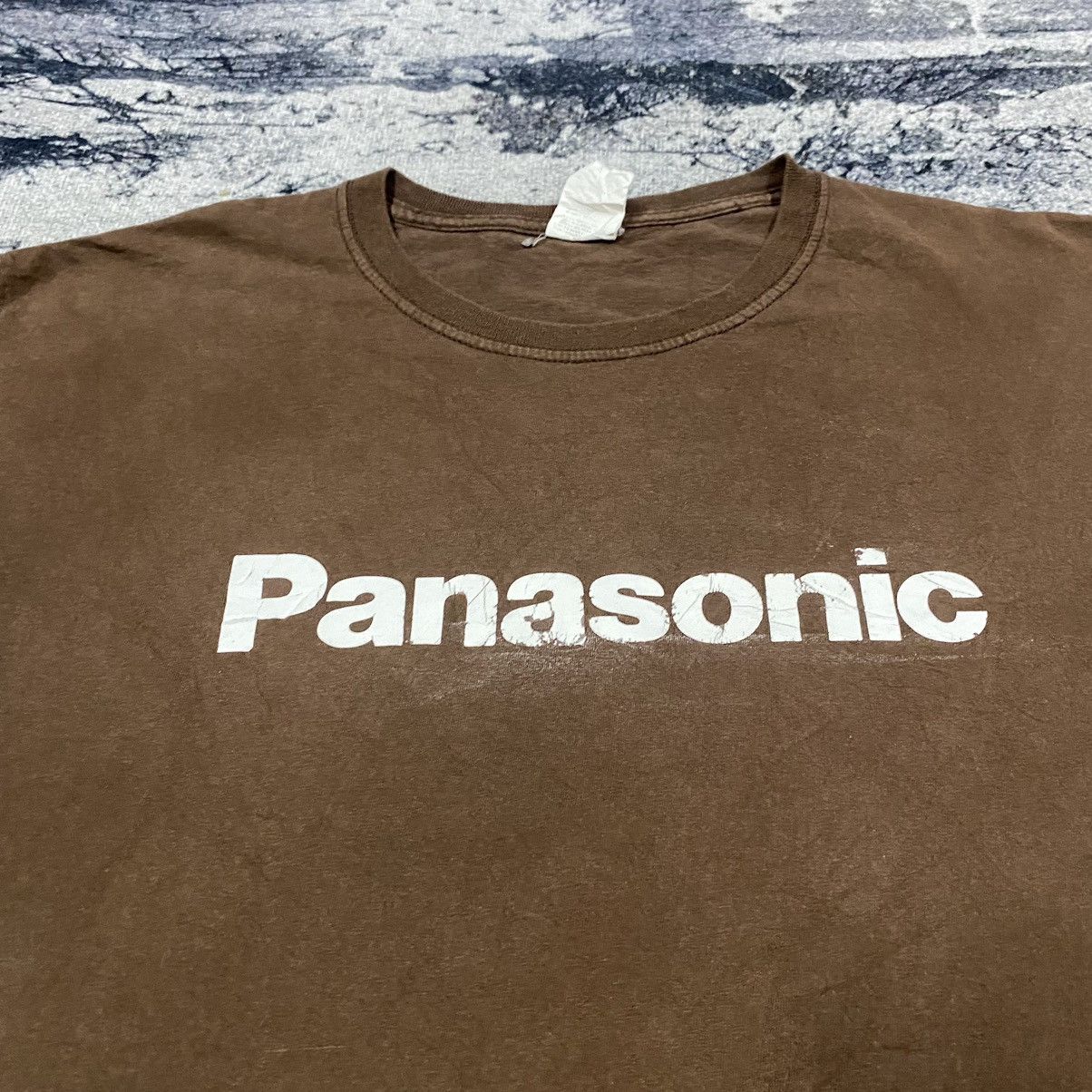 Fruit Of The Loom × Japanese Brand × Vintage Vintage 90s Japanese Panasonic Faded Tee Size US L / EU 52-54 / 3 - 2 Thumbnail
