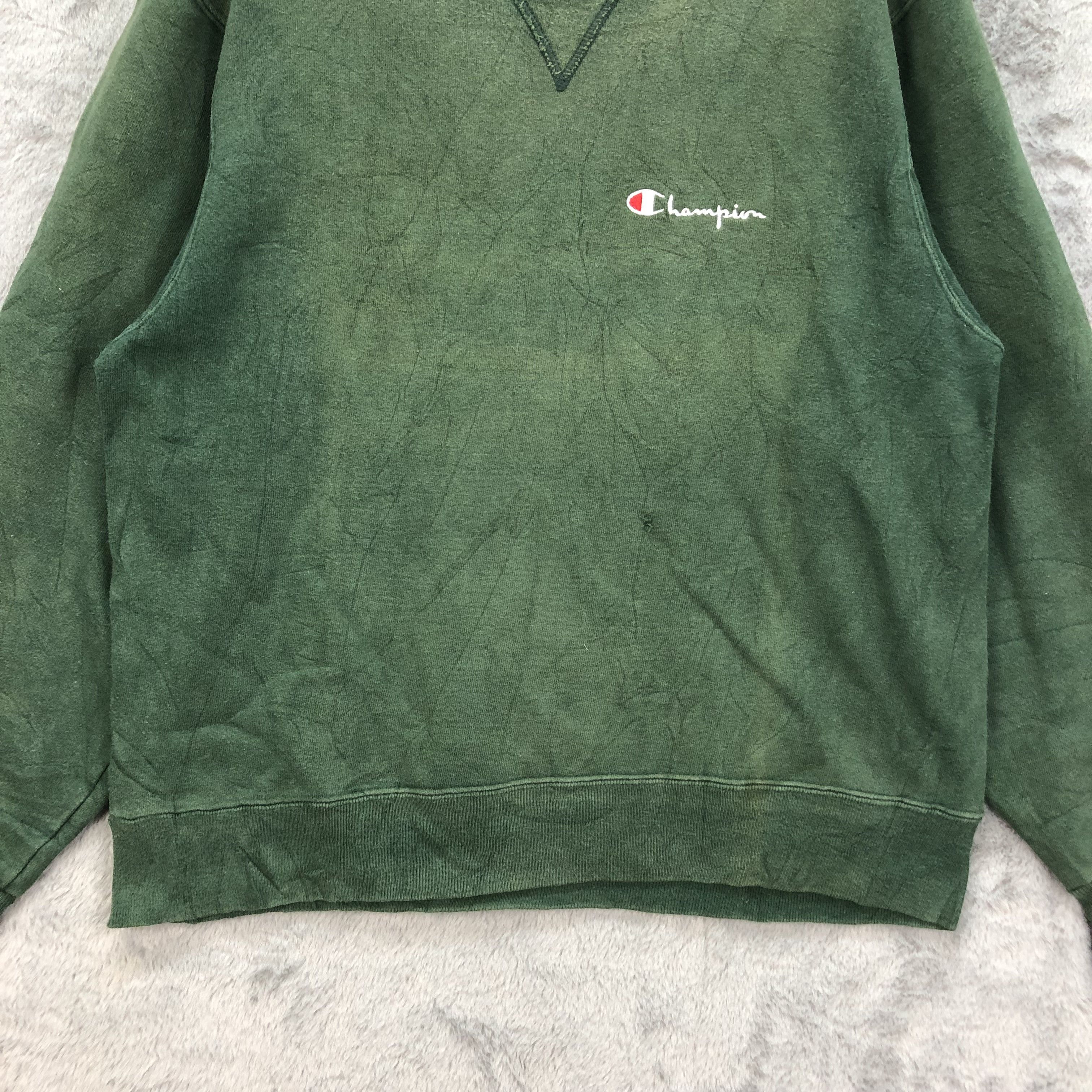 Champion Champion Crewneck Green Sweatshirts #4999-35 Size US L / EU 52-54 / 3 - 4 Thumbnail