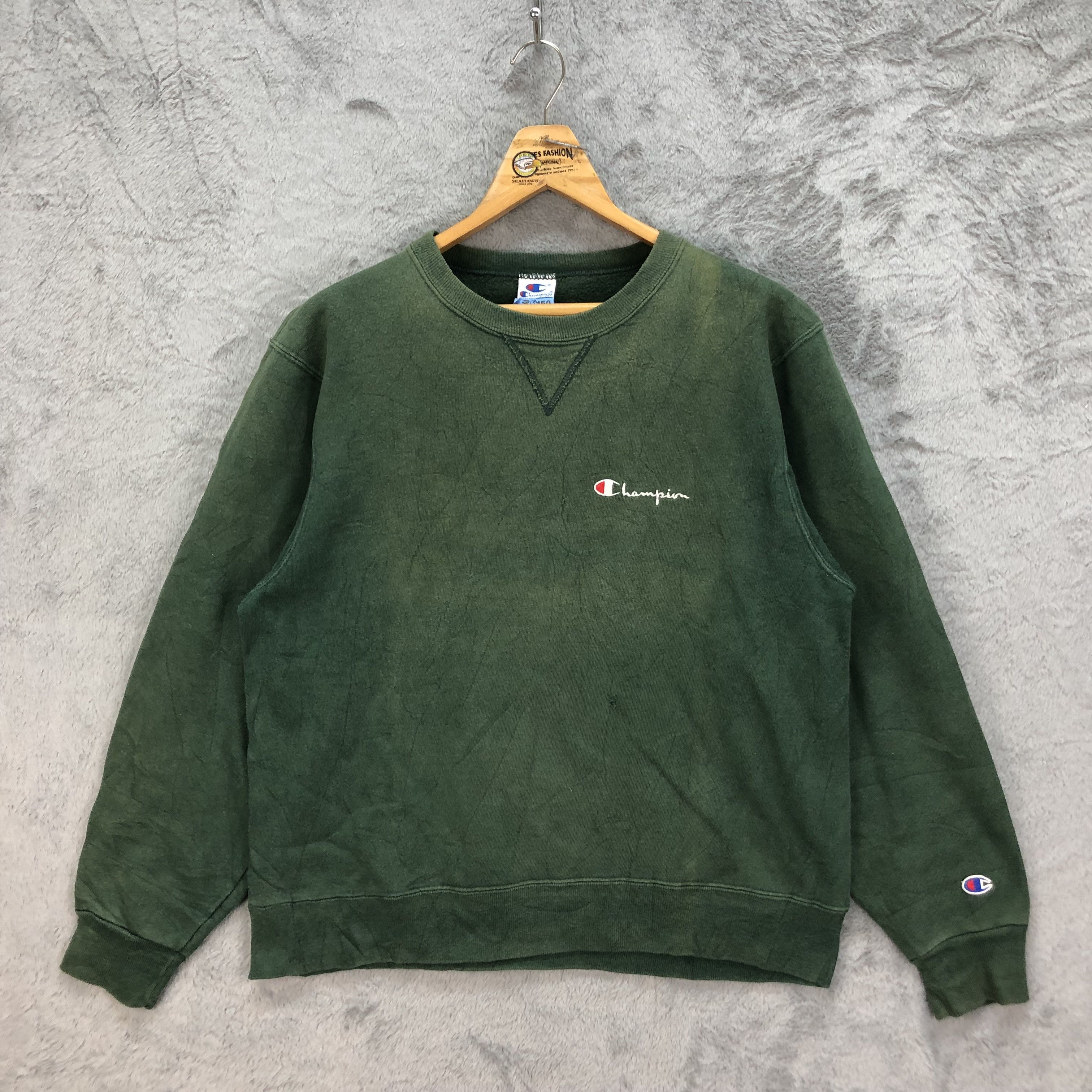 Champion Champion Crewneck Green Sweatshirts #4999-35 Size US L / EU 52-54 / 3 - 1 Thumbnail