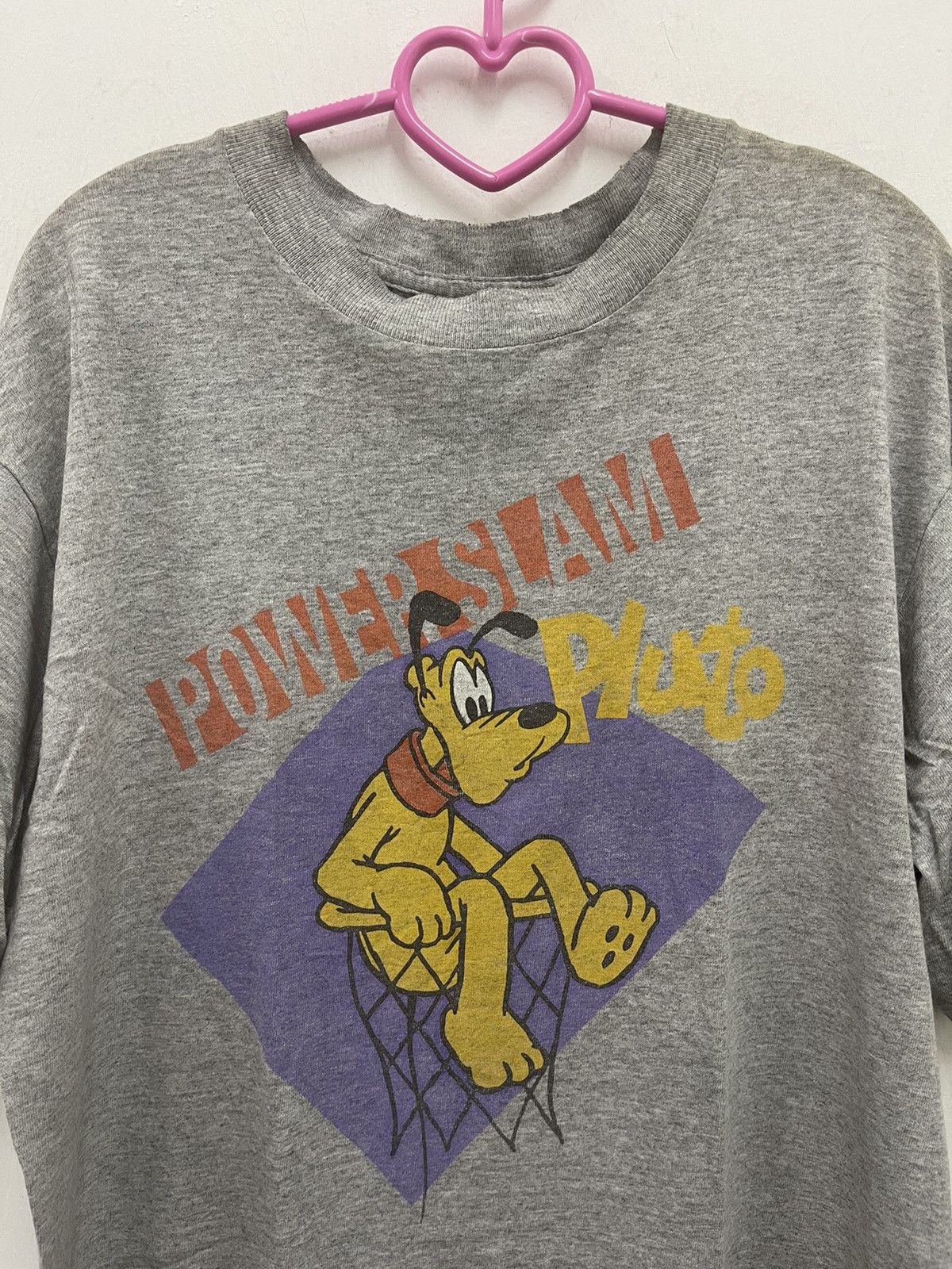 Cartoon Network Rare Vintage POWER SLAM PLUTO Cartoon Basketball Dog Shirt Size US M / EU 48-50 / 2 - 2 Thumbnail