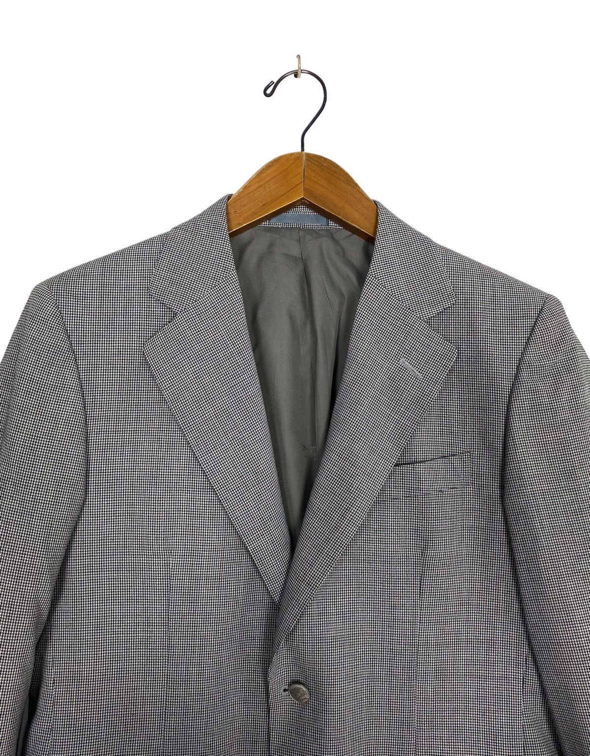 Burberry Rare‼️ Vtg Burberrys’ Blazer Silk & Kid Mohair Wool Japan Size 42R - 3 Thumbnail