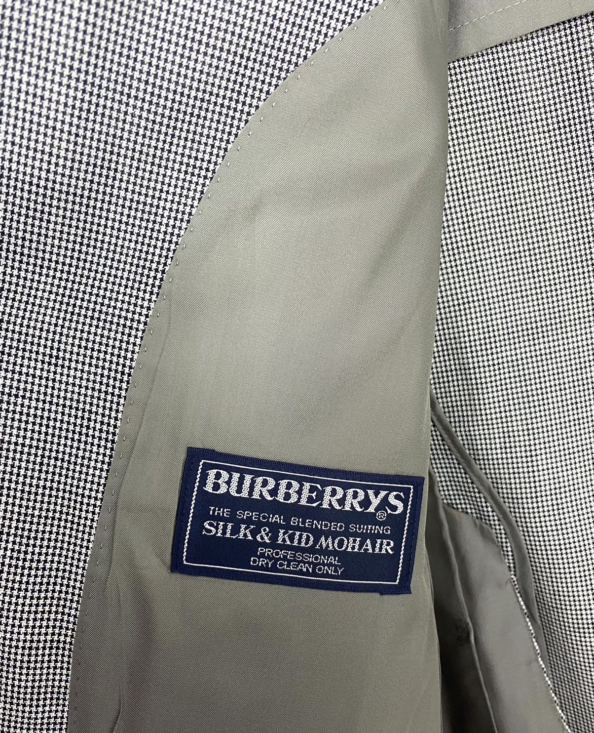 Burberry Rare‼️ Vtg Burberrys’ Blazer Silk & Kid Mohair Wool Japan Size 42R - 7 Thumbnail