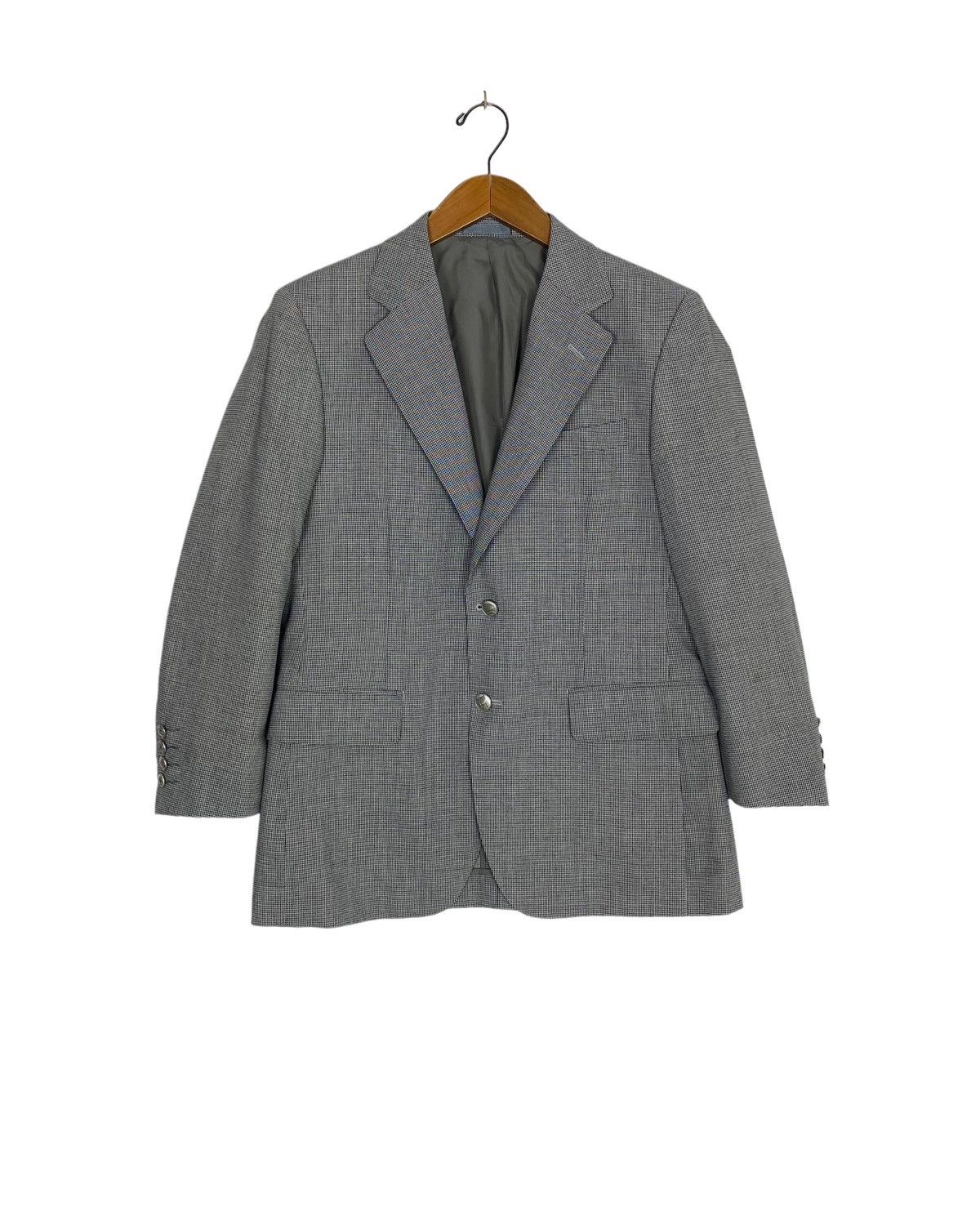 Burberry Rare‼️ Vtg Burberrys’ Blazer Silk & Kid Mohair Wool Japan Size 42R - 1 Thumbnail