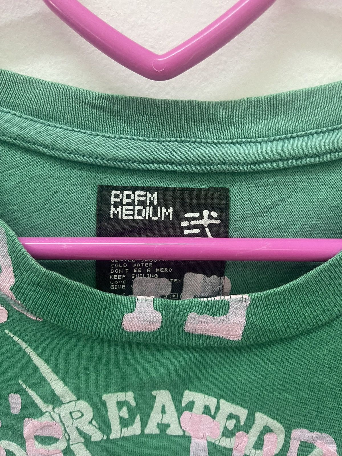 PPFM Vintage PPFM God Created Ppfm Poem Wording Paint Splatter Size US M / EU 48-50 / 2 - 3 Thumbnail