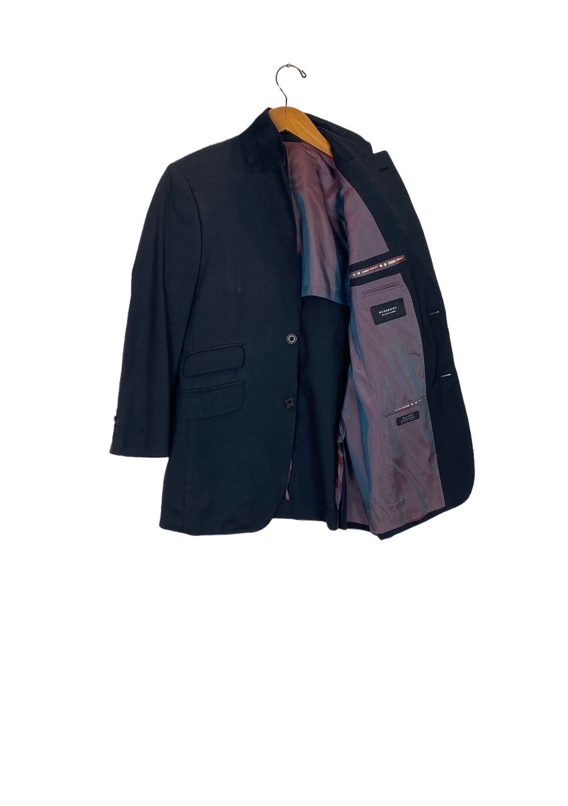 Burberry Rare Burberry Black Label Single Breasted Blazer Made Japan Size 40S - 2 Thumbnail