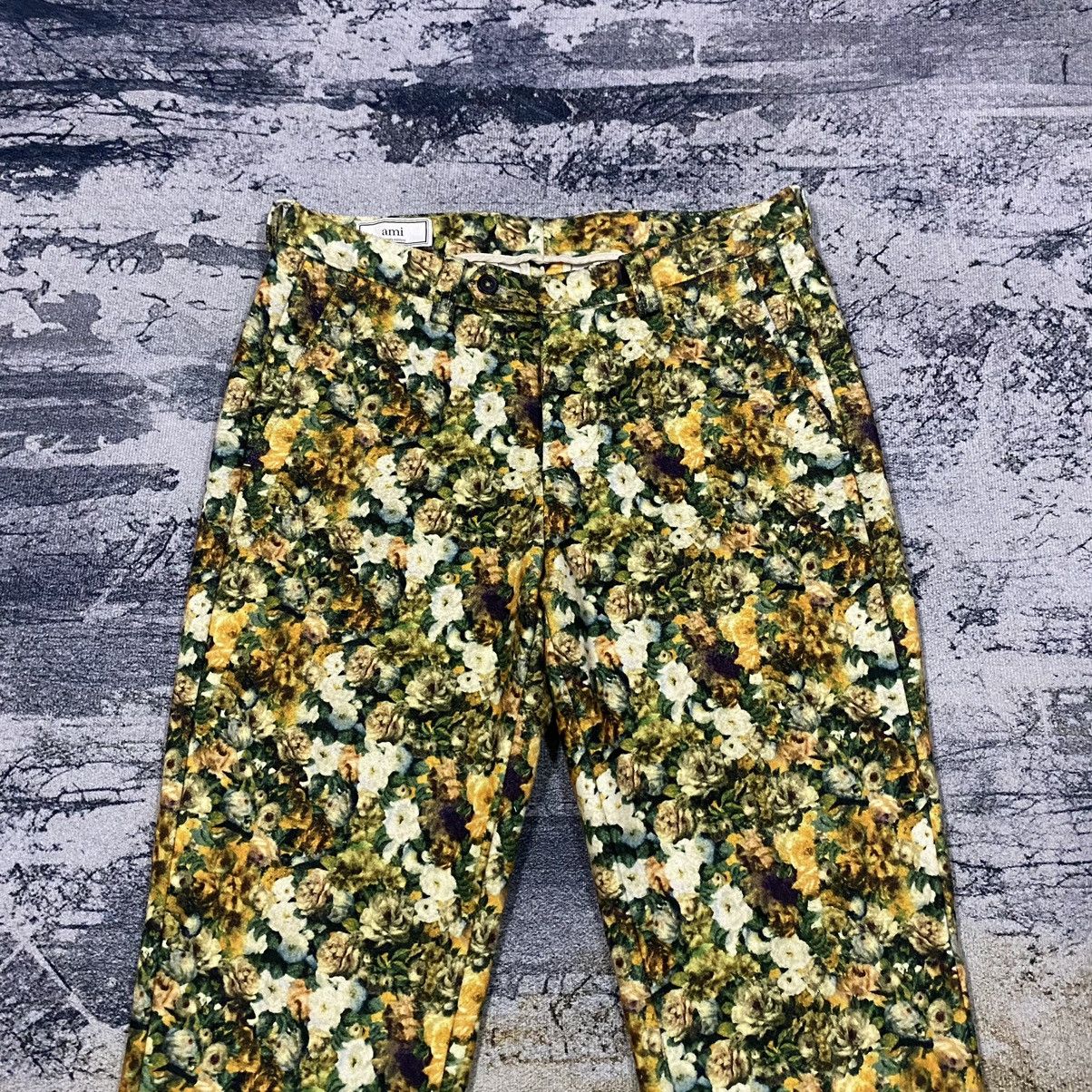 AMI AMI Paris Alexandre Mattuisi Flower Motive Pants Size US 30 / EU 46 - 3 Thumbnail