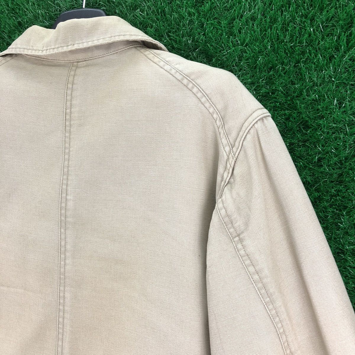 Japanese Brand Vintage 90's Chore Jacket Duck Canvas Workwear by Famock Size US L / EU 52-54 / 3 - 5 Thumbnail