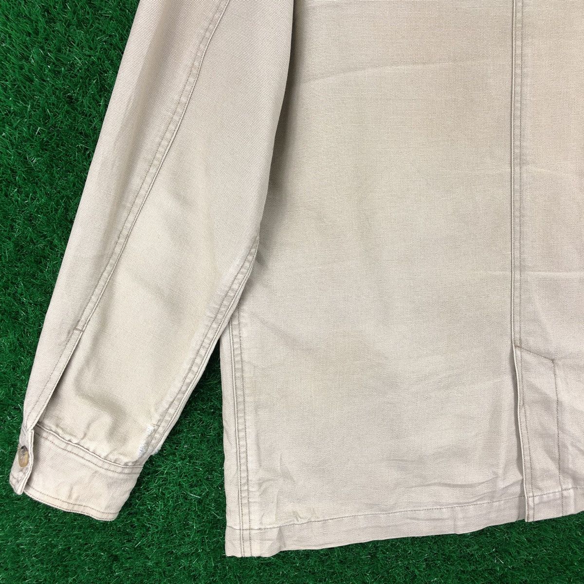 Japanese Brand Vintage 90's Chore Jacket Duck Canvas Workwear by Famock Size US L / EU 52-54 / 3 - 6 Thumbnail