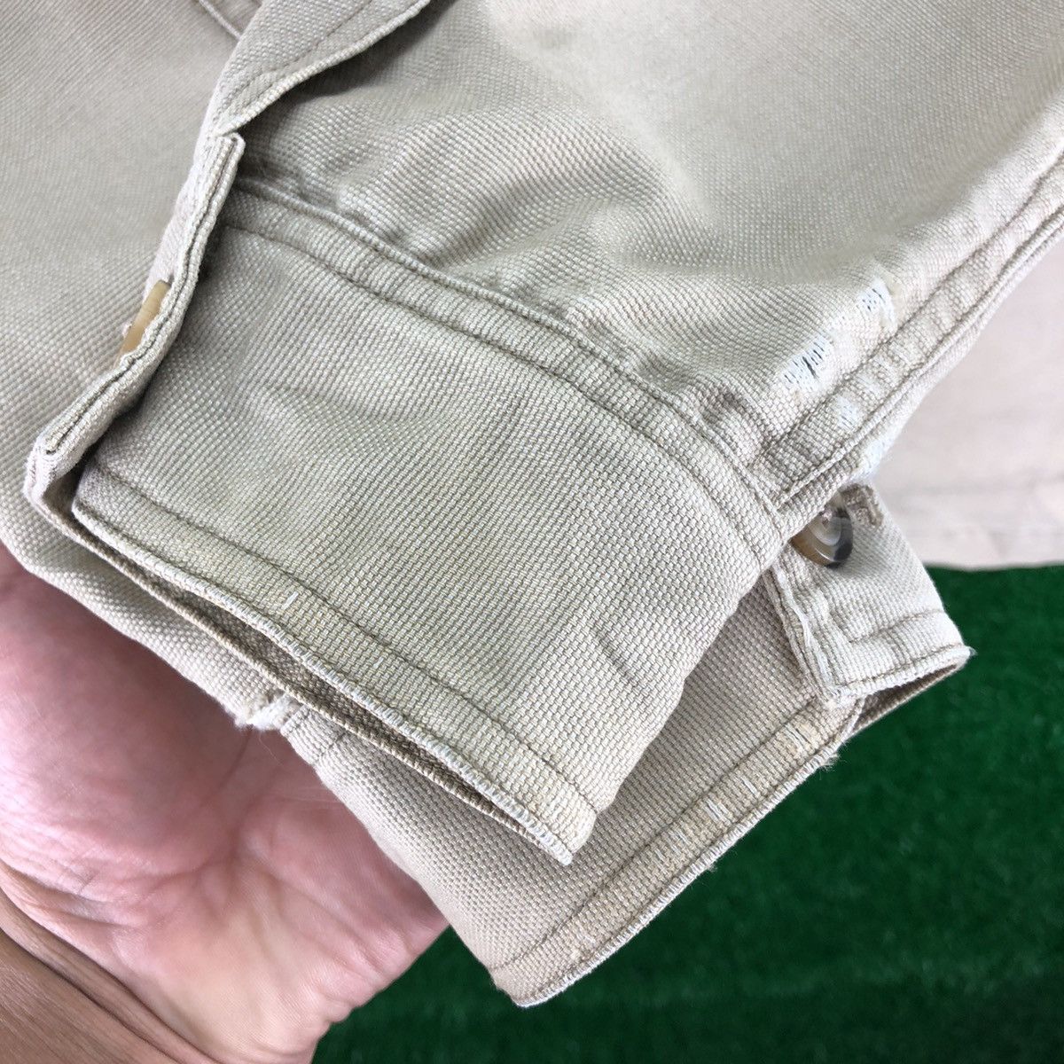 Japanese Brand Vintage 90's Chore Jacket Duck Canvas Workwear by Famock Size US L / EU 52-54 / 3 - 10 Thumbnail