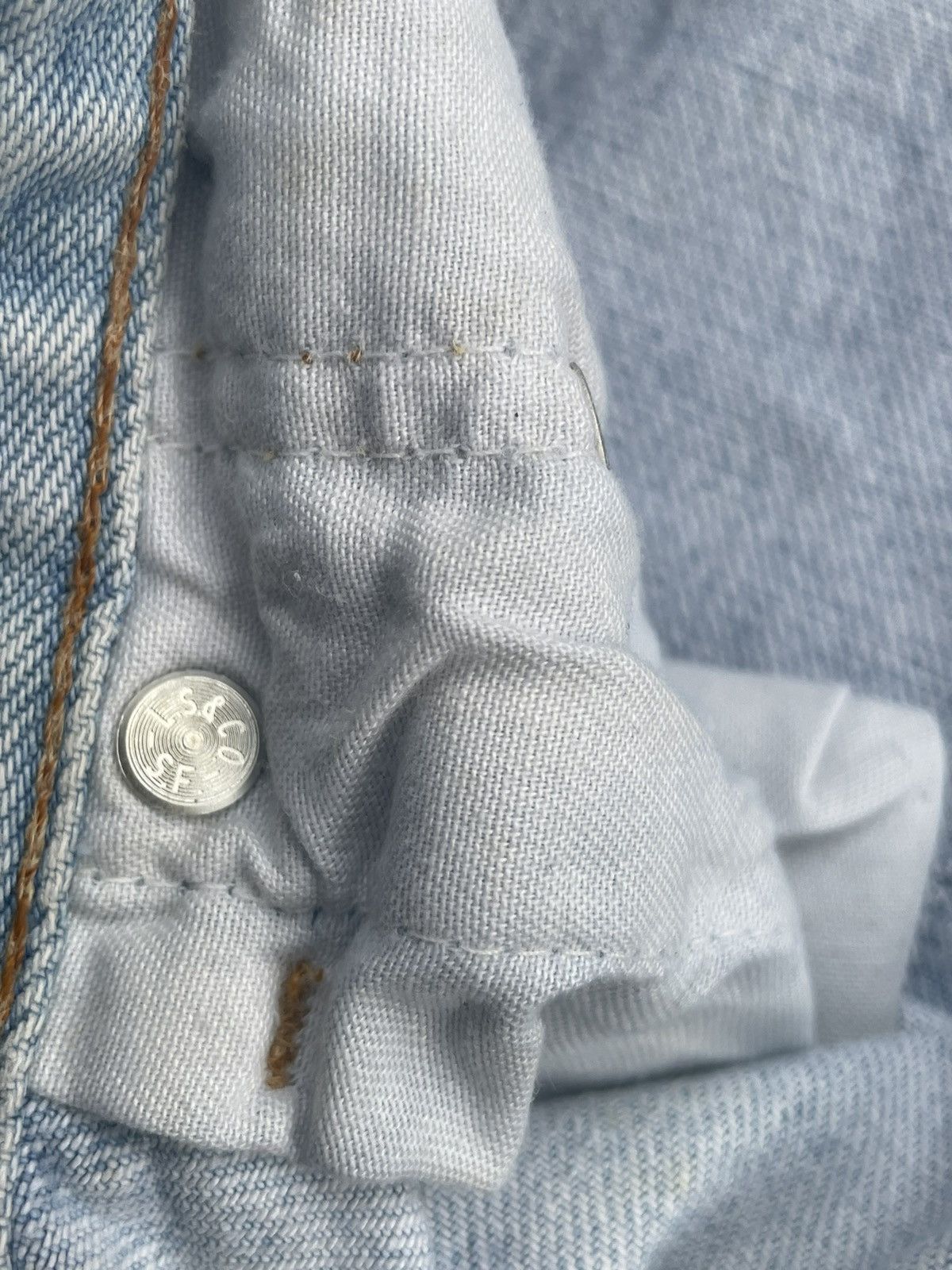 Levi's Vintage Levis 501 e Faded Denim Size 28" / US 6 / IT 42 - 14 Thumbnail