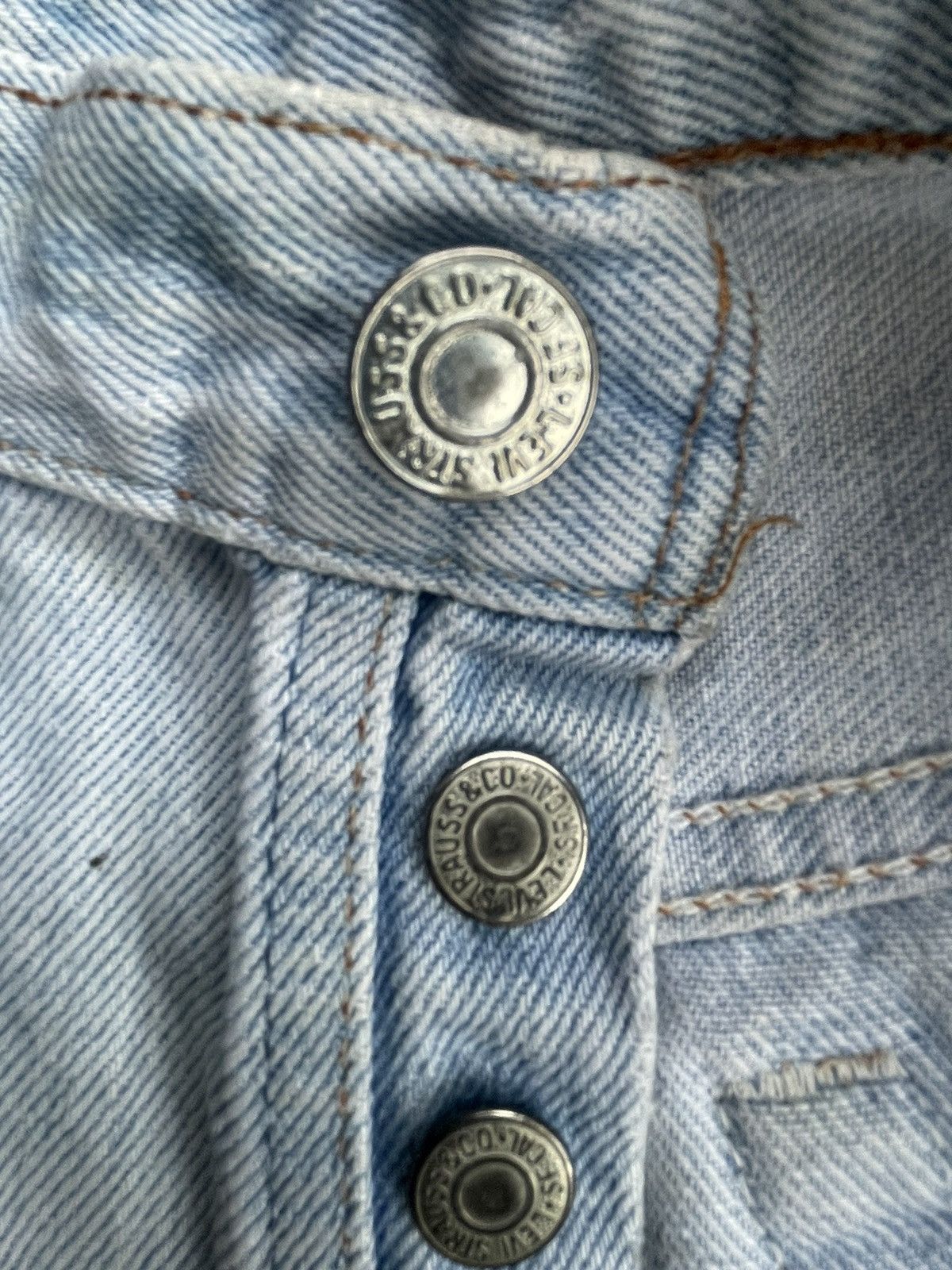 Levi's Vintage Levis 501 e Faded Denim Size 28" / US 6 / IT 42 - 18 Thumbnail