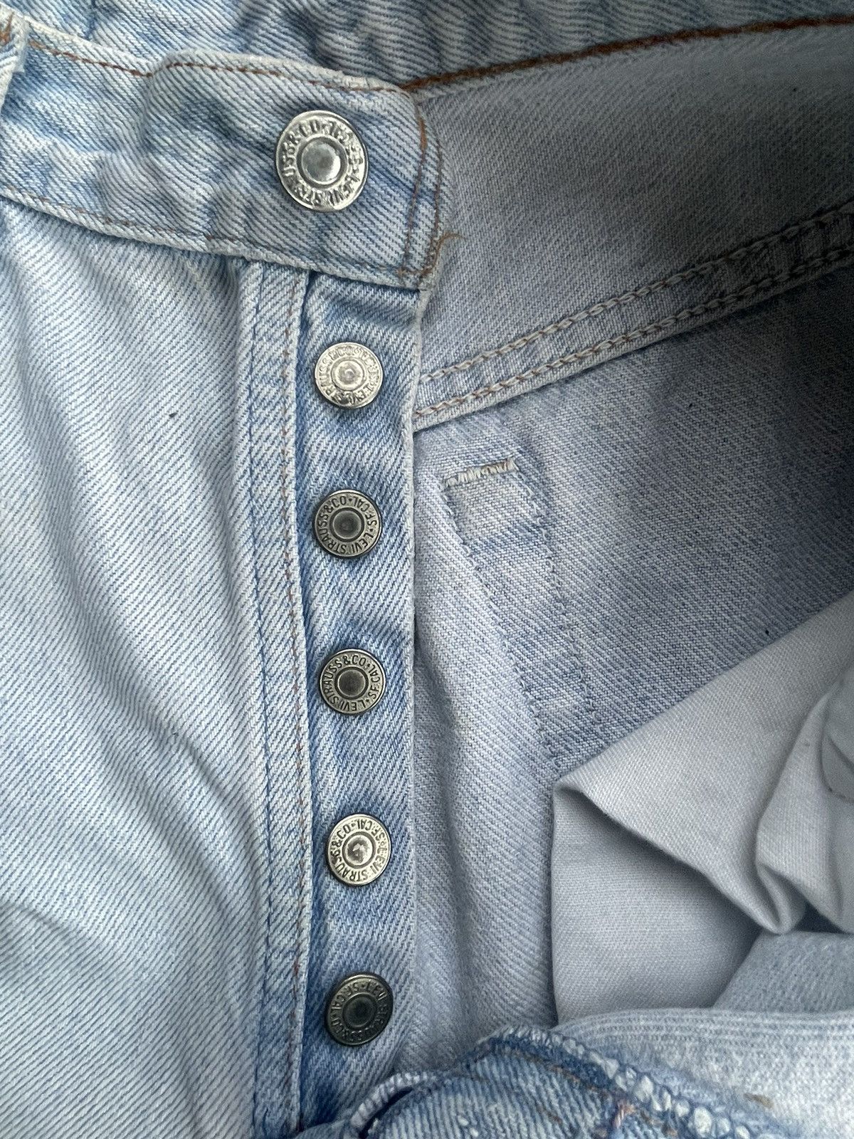 Levi's Vintage Levis 501 e Faded Denim Size 28" / US 6 / IT 42 - 19 Thumbnail