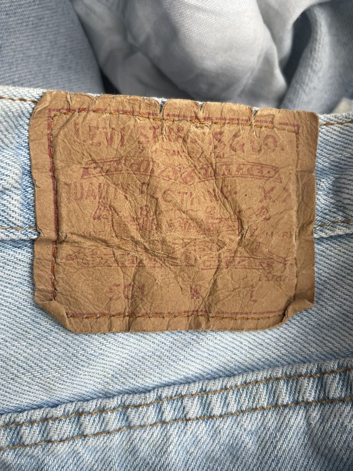 Levi's Vintage Levis 501 e Faded Denim Size 28" / US 6 / IT 42 - 12 Thumbnail