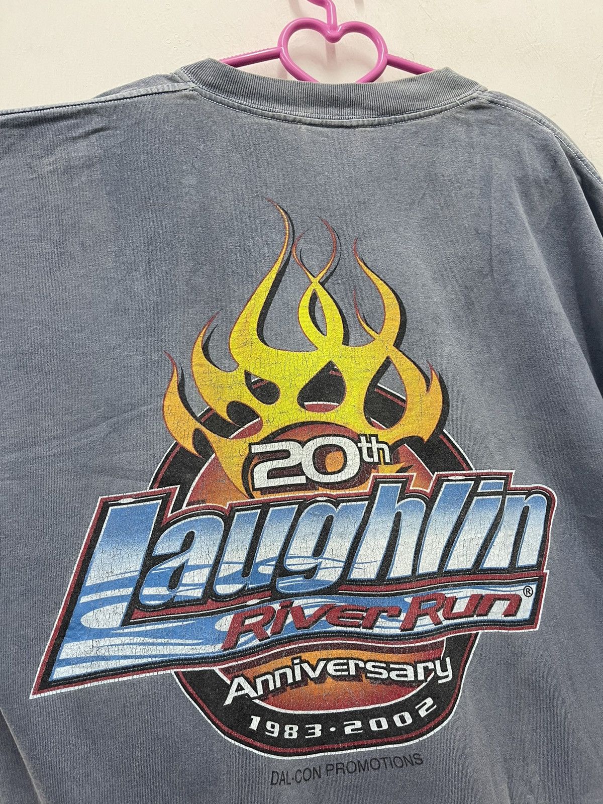 Harley Davidson Rare Vintage LAUGHLIN RIVER RUN 20th Anniversary Tee Size US XL / EU 56 / 4 - 2 Thumbnail