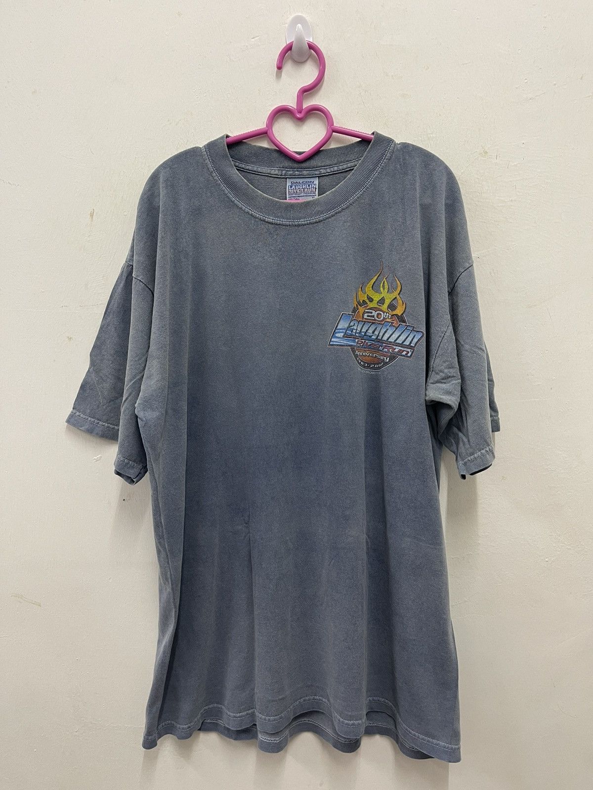 Harley Davidson Rare Vintage LAUGHLIN RIVER RUN 20th Anniversary Tee Size US XL / EU 56 / 4 - 3 Thumbnail