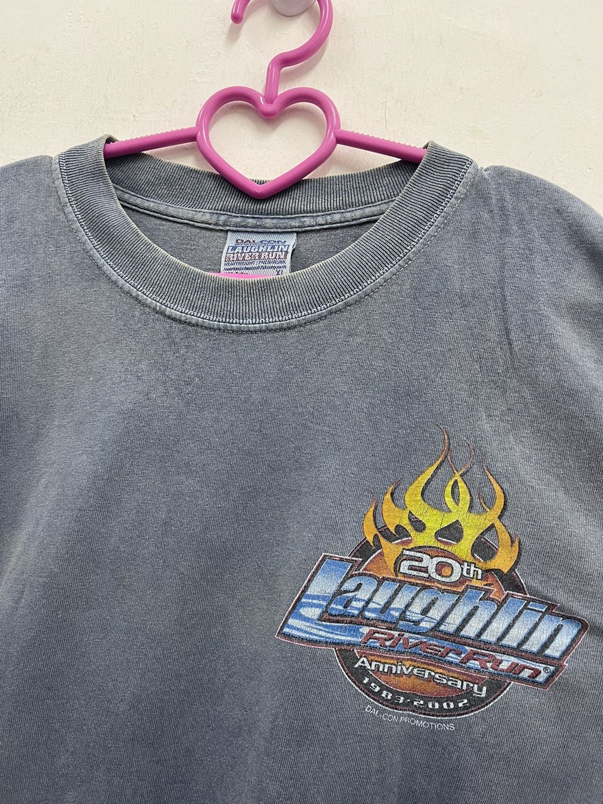 Harley Davidson Rare Vintage LAUGHLIN RIVER RUN 20th Anniversary Tee Size US XL / EU 56 / 4 - 4 Thumbnail