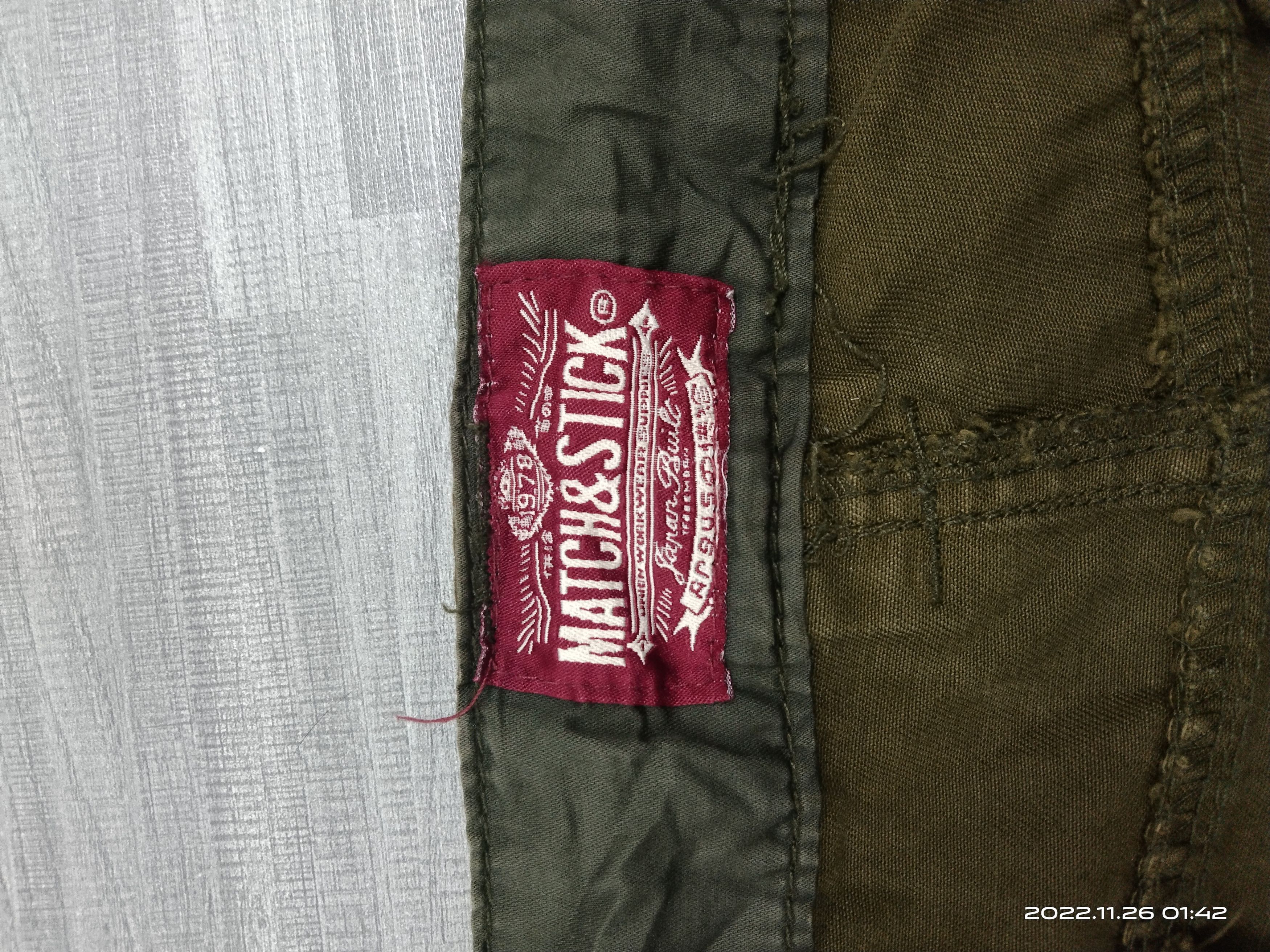 Other TACTICAL SUN FADED MACTH&STICK PARACHUTE PANTS Size US 36 / EU 52 - 7 Thumbnail