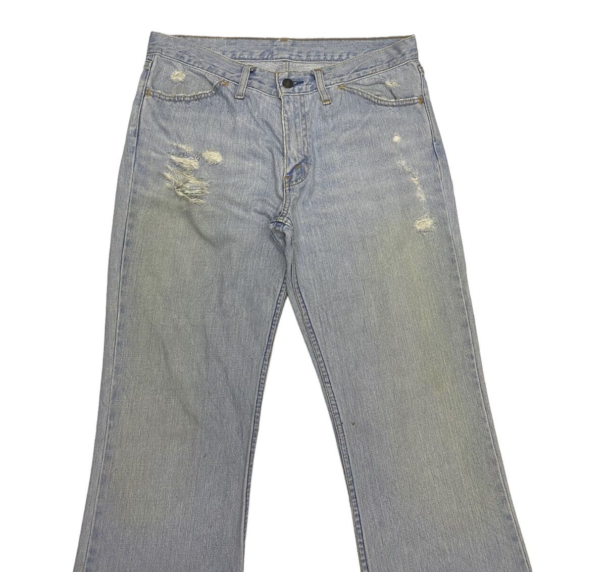 Hysteric Glamour × If Six Was Nine × Le Grande Bleu (L.G.B.) VINTAGE LEVIS 646 PAINTER DENIM FLARE BOOTCUT PANTS Size US 32 / EU 48 - 2 Thumbnail