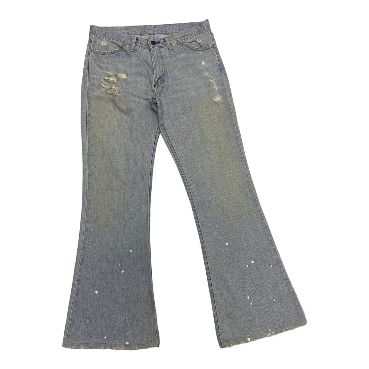 Hysteric Glamour × If Six Was Nine × Le Grande Bleu (L.G.B.) VINTAGE LEVIS 646 PAINTER DENIM FLARE BOOTCUT PANTS Size US 32 / EU 48 - 7 Thumbnail