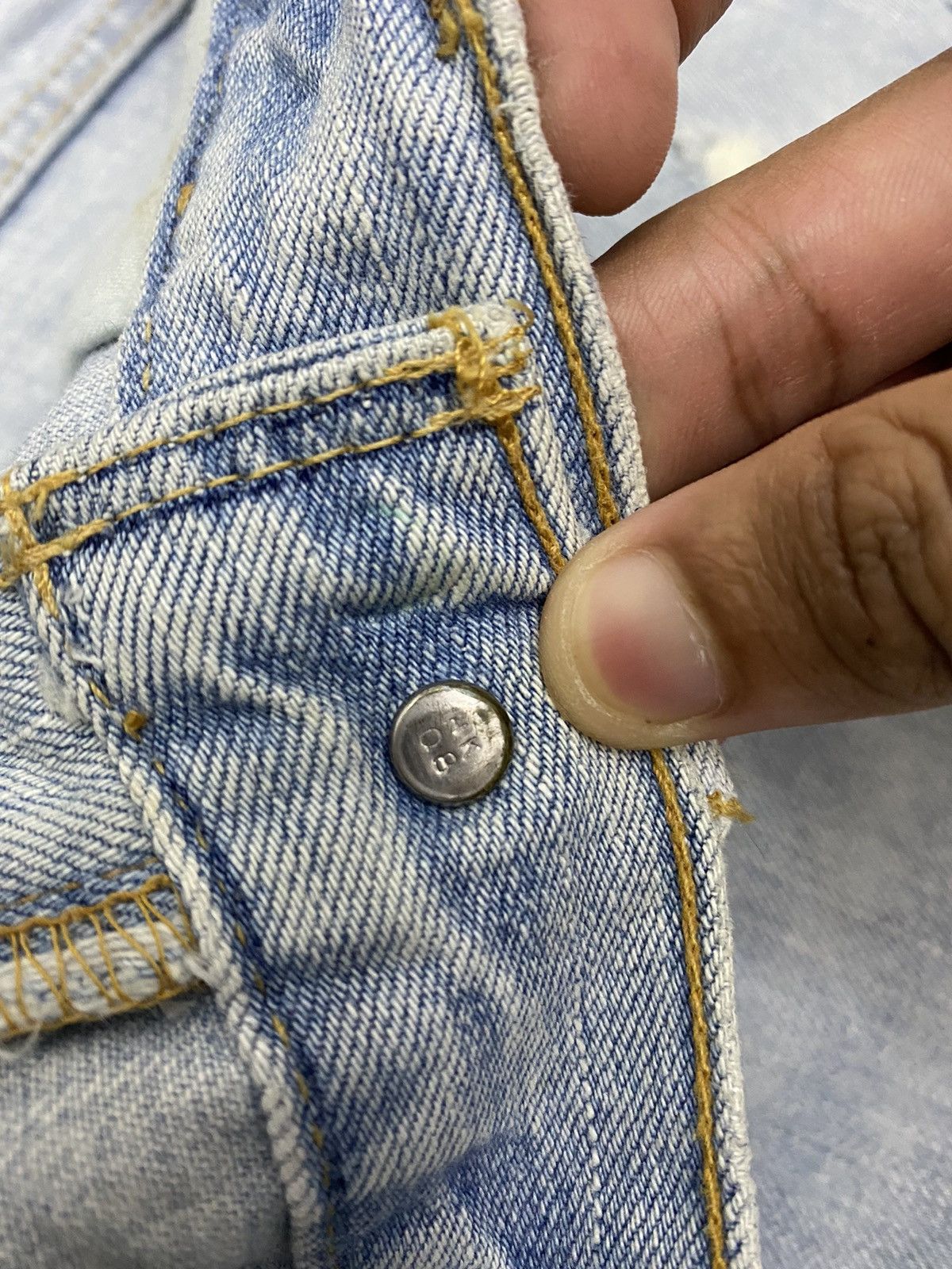 Hysteric Glamour × If Six Was Nine × Le Grande Bleu (L.G.B.) VINTAGE LEVIS 646 PAINTER DENIM FLARE BOOTCUT PANTS Size US 32 / EU 48 - 10 Thumbnail