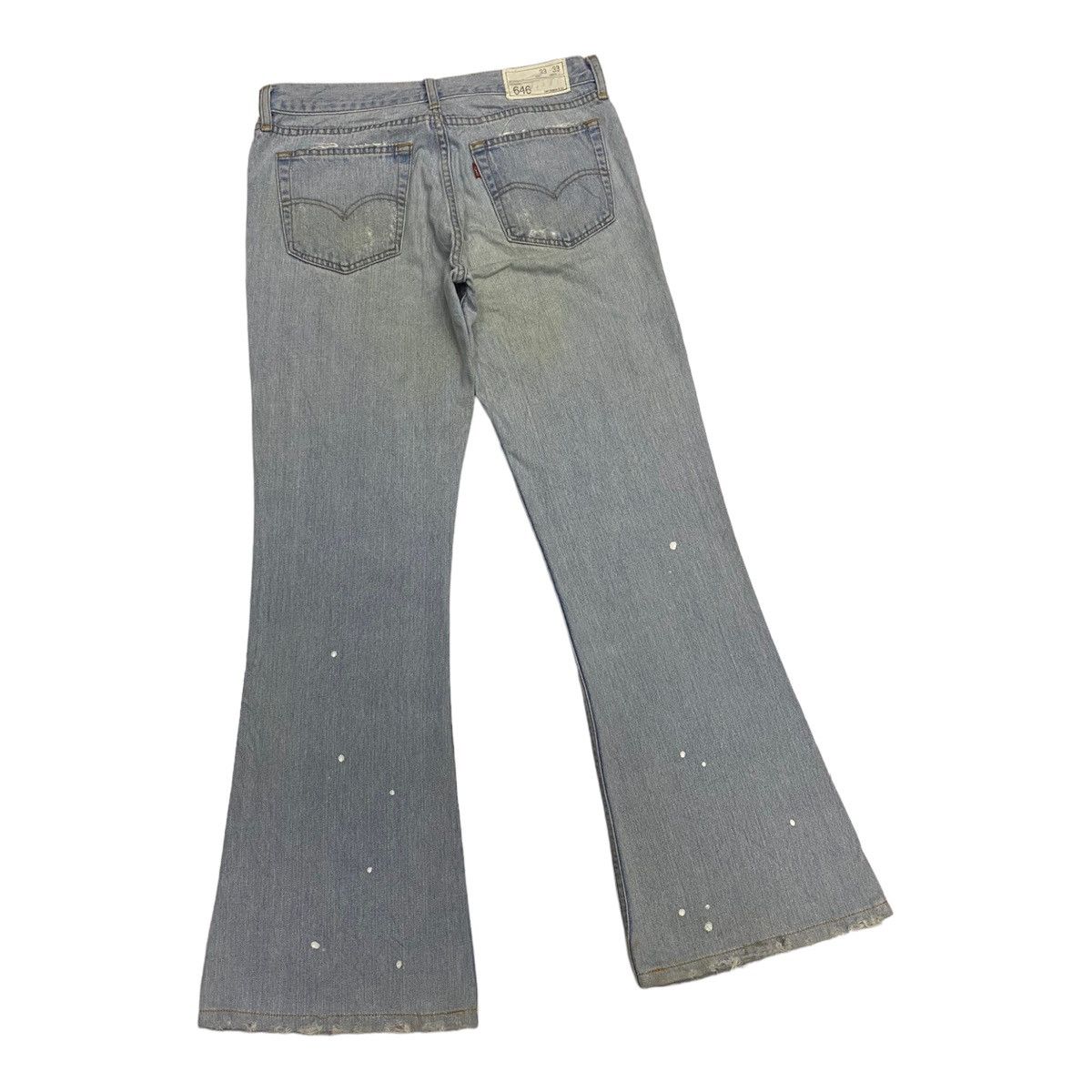 Hysteric Glamour × If Six Was Nine × Le Grande Bleu (L.G.B.) VINTAGE LEVIS 646 PAINTER DENIM FLARE BOOTCUT PANTS Size US 32 / EU 48 - 6 Thumbnail