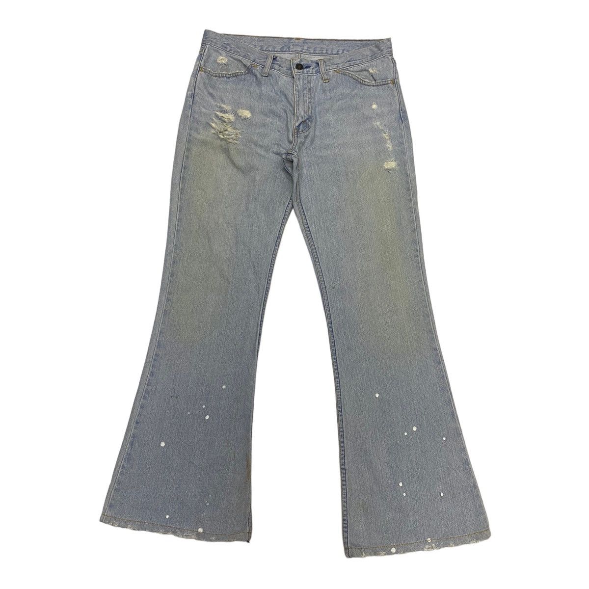 Hysteric Glamour × If Six Was Nine × Le Grande Bleu (L.G.B.) VINTAGE LEVIS 646 PAINTER DENIM FLARE BOOTCUT PANTS Size US 32 / EU 48 - 1 Thumbnail