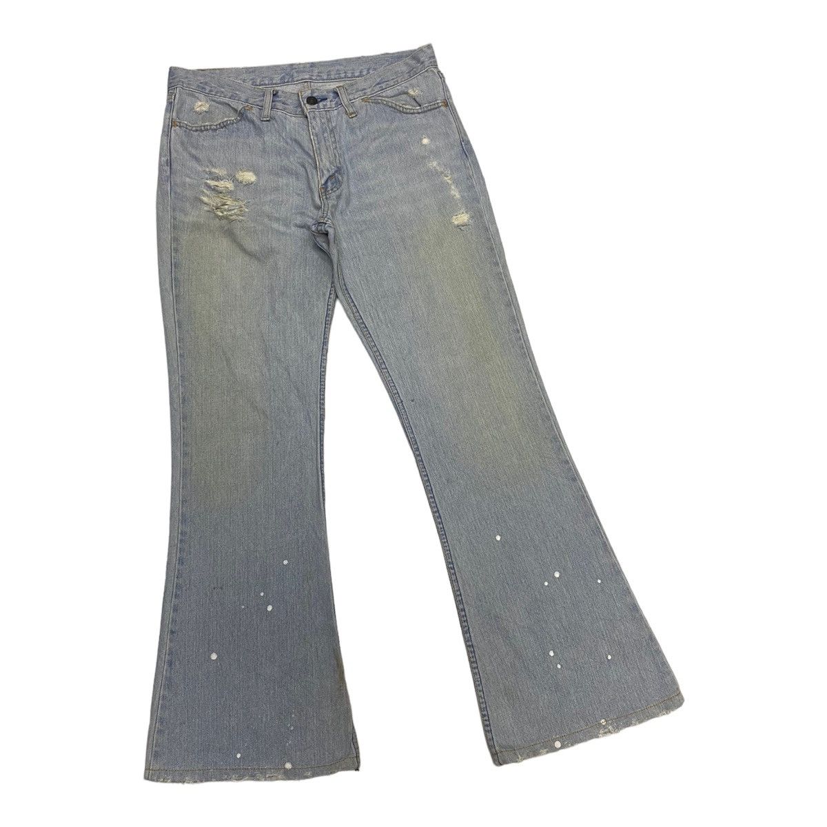 Hysteric Glamour × If Six Was Nine × Le Grande Bleu (L.G.B.) VINTAGE LEVIS 646 PAINTER DENIM FLARE BOOTCUT PANTS Size US 32 / EU 48 - 5 Thumbnail
