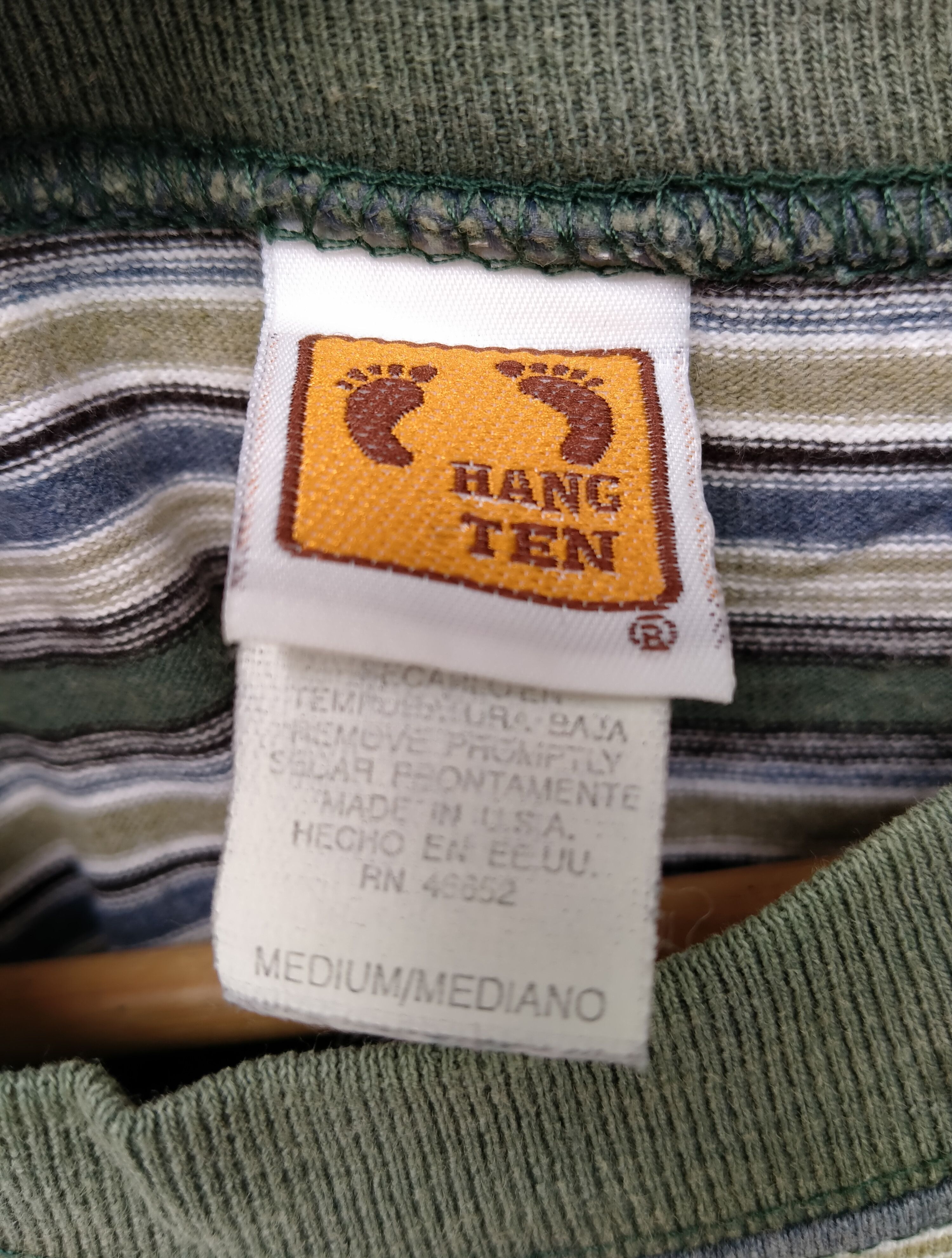 Hang Ten Vintage 90s Hang Ten Stripes Single Stich Size US L / EU 52-54 / 3 - 6 Thumbnail