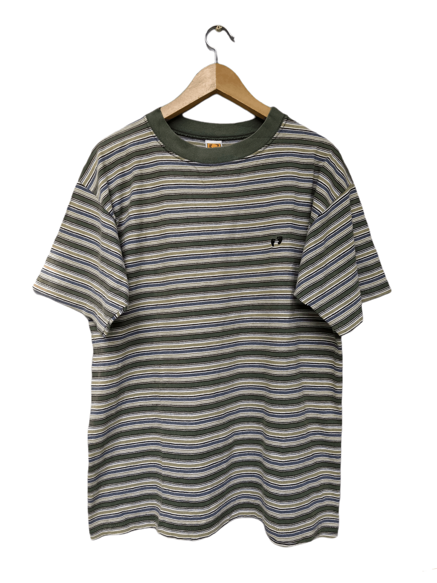 Hang Ten Vintage 90s Hang Ten Stripes Single Stich Size US L / EU 52-54 / 3 - 1 Thumbnail