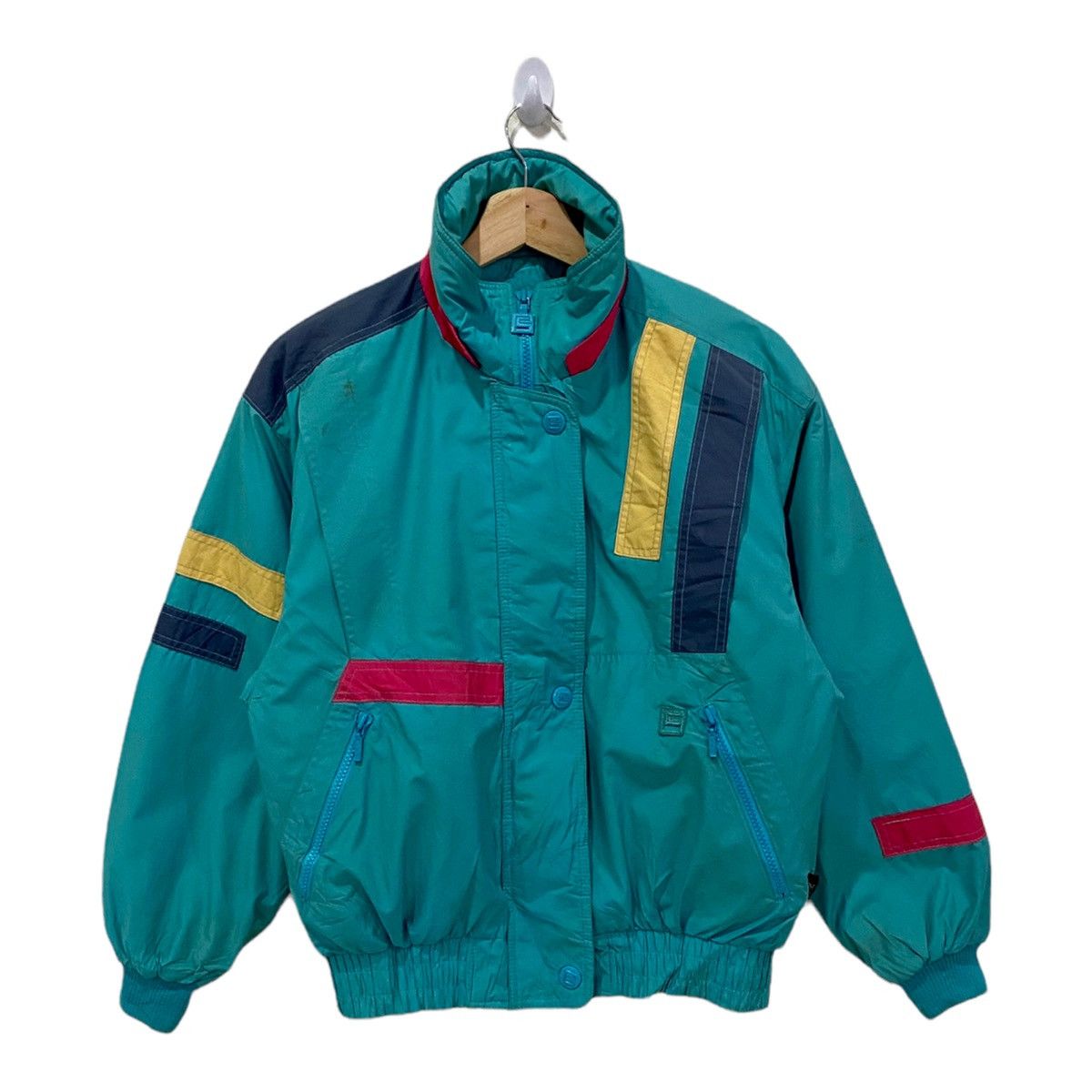 Asics 🔥PETER STEINEBRONN COLOURBLOCK SKI BOMBER JACKET Size US M / EU 48-50 / 2 - 1 Thumbnail