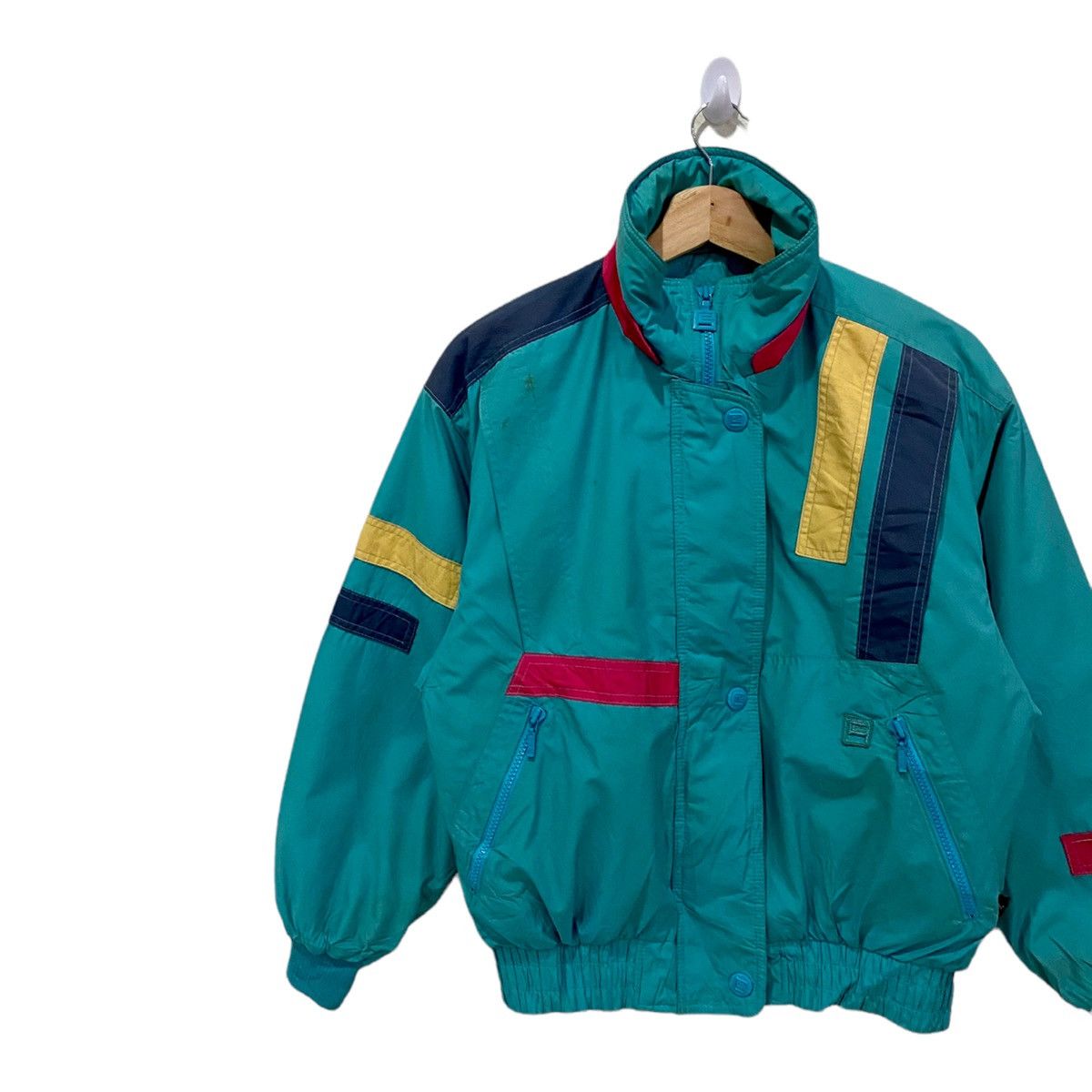 Asics 🔥PETER STEINEBRONN COLOURBLOCK SKI BOMBER JACKET Size US M / EU 48-50 / 2 - 2 Thumbnail