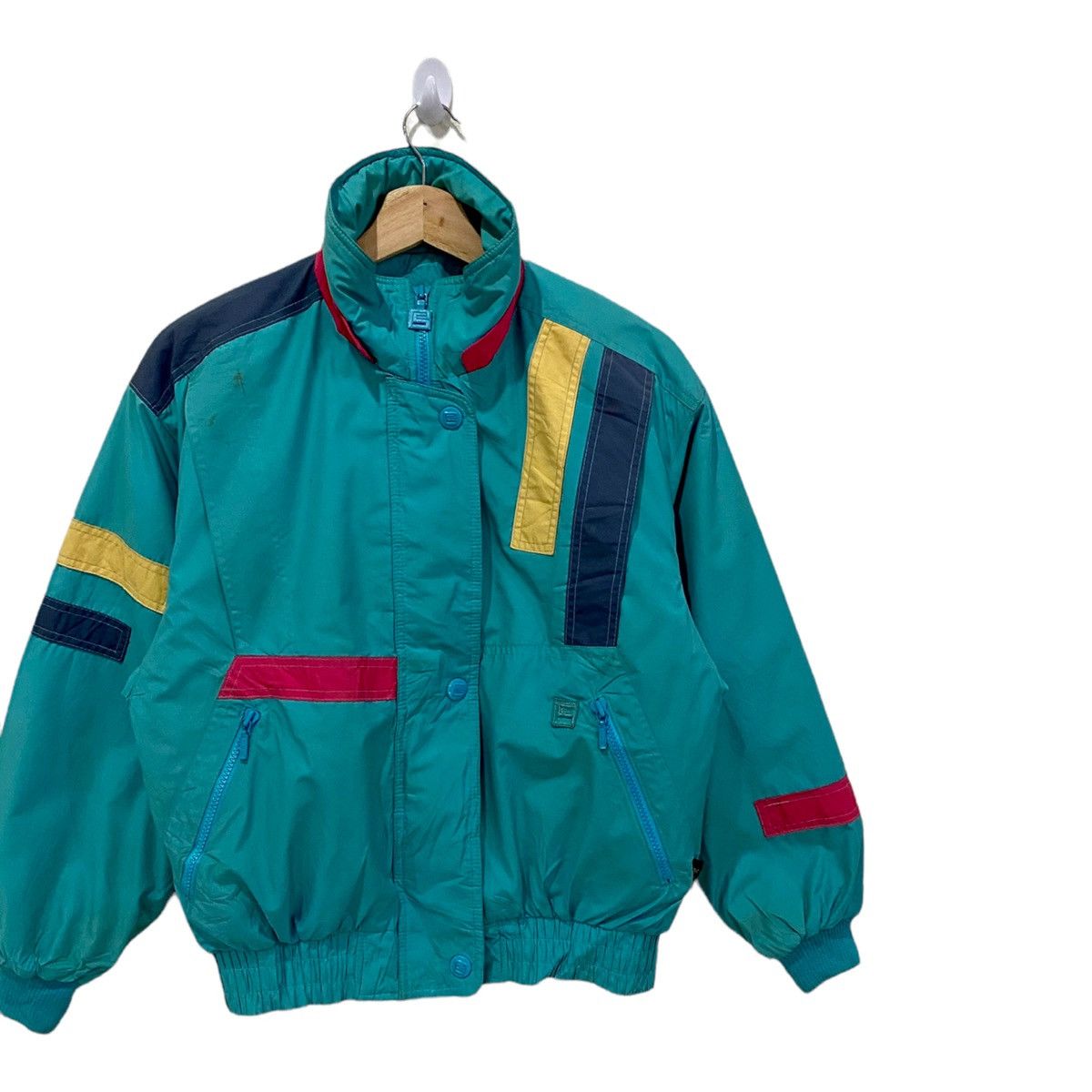 Asics 🔥PETER STEINEBRONN COLOURBLOCK SKI BOMBER JACKET Size US M / EU 48-50 / 2 - 3 Thumbnail