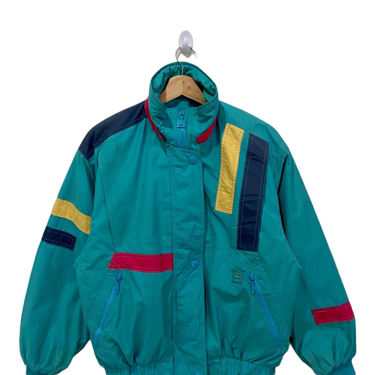 Asics 🔥PETER STEINEBRONN COLOURBLOCK SKI BOMBER JACKET Size US M / EU 48-50 / 2 - 6 Thumbnail