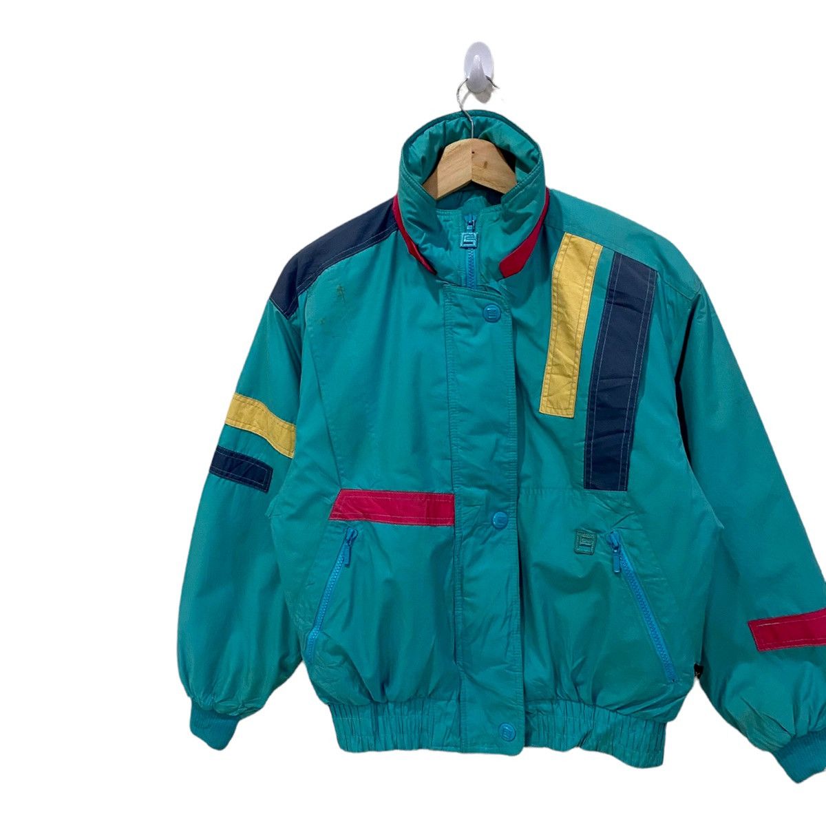 Asics 🔥PETER STEINEBRONN COLOURBLOCK SKI BOMBER JACKET Size US M / EU 48-50 / 2 - 5 Thumbnail
