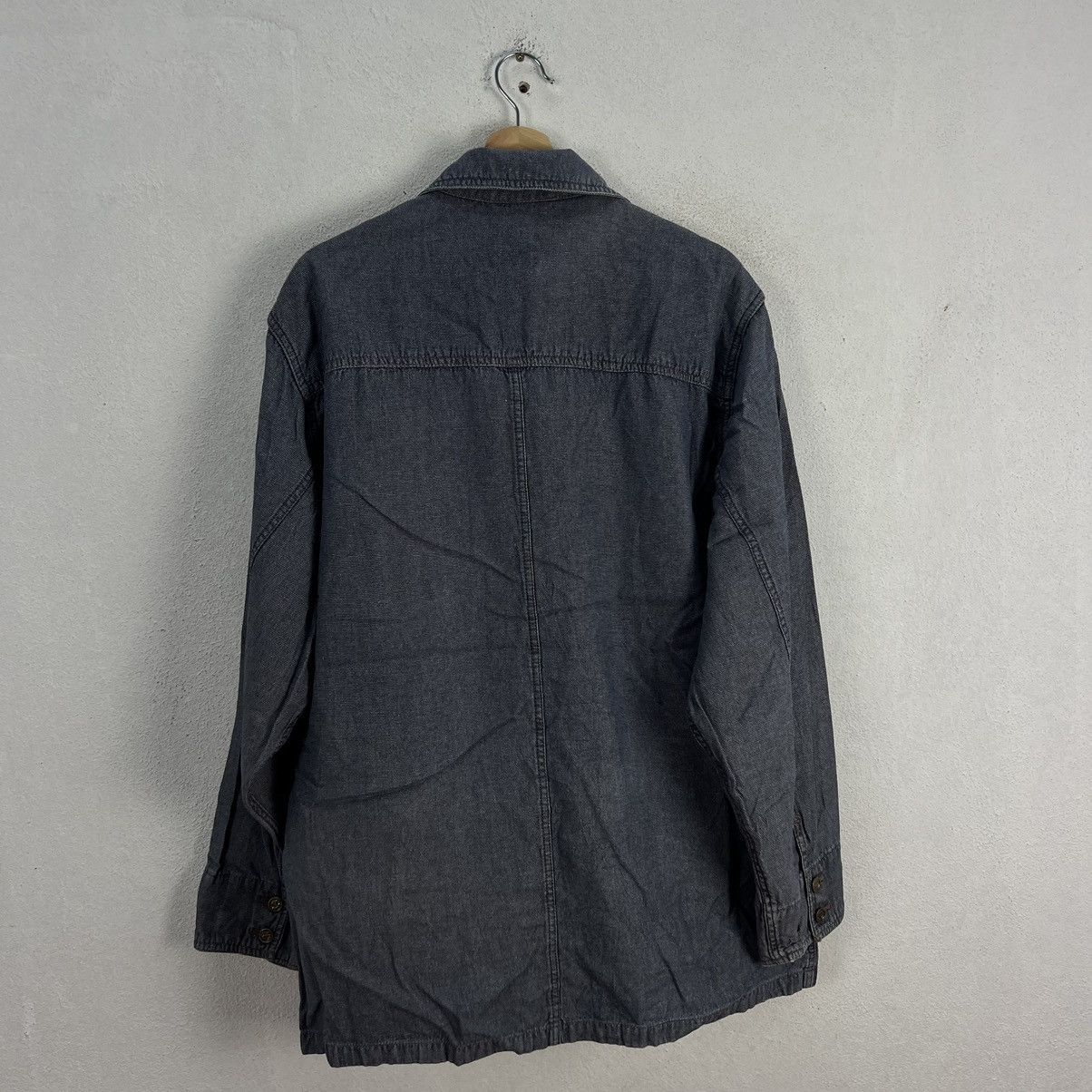 Japanese Brand INSPECTORS JACKET HIKORY CHORE JACKET COVER DUET COMPO JAPAN Size US M / EU 48-50 / 2 - 8 Thumbnail