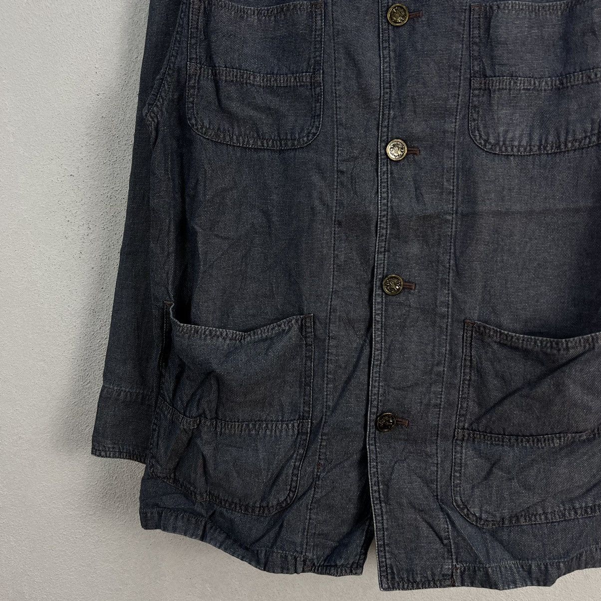 Japanese Brand INSPECTORS JACKET HIKORY CHORE JACKET COVER DUET COMPO JAPAN Size US M / EU 48-50 / 2 - 4 Thumbnail