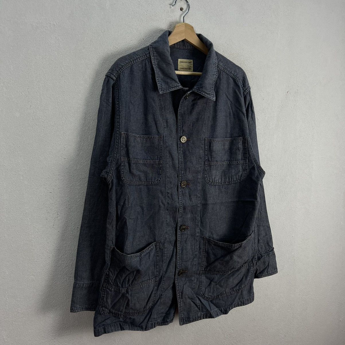 Japanese Brand INSPECTORS JACKET HIKORY CHORE JACKET COVER DUET COMPO JAPAN Size US M / EU 48-50 / 2 - 2 Thumbnail